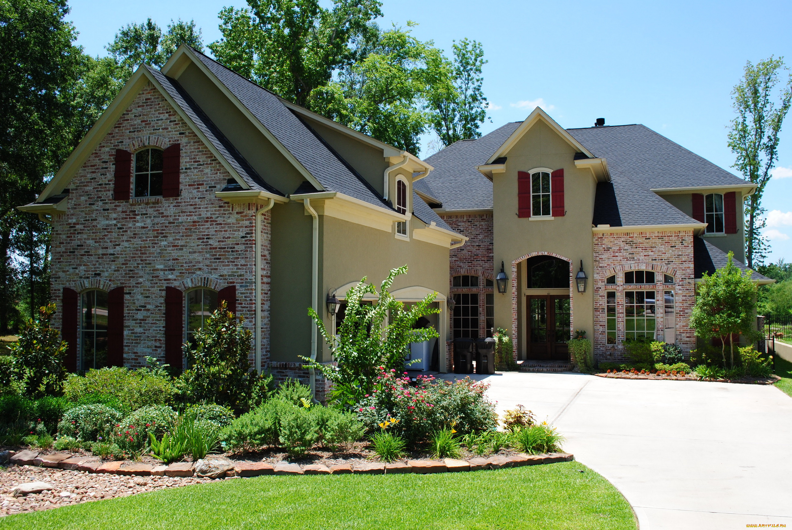 города, здания, дома, дом, парк