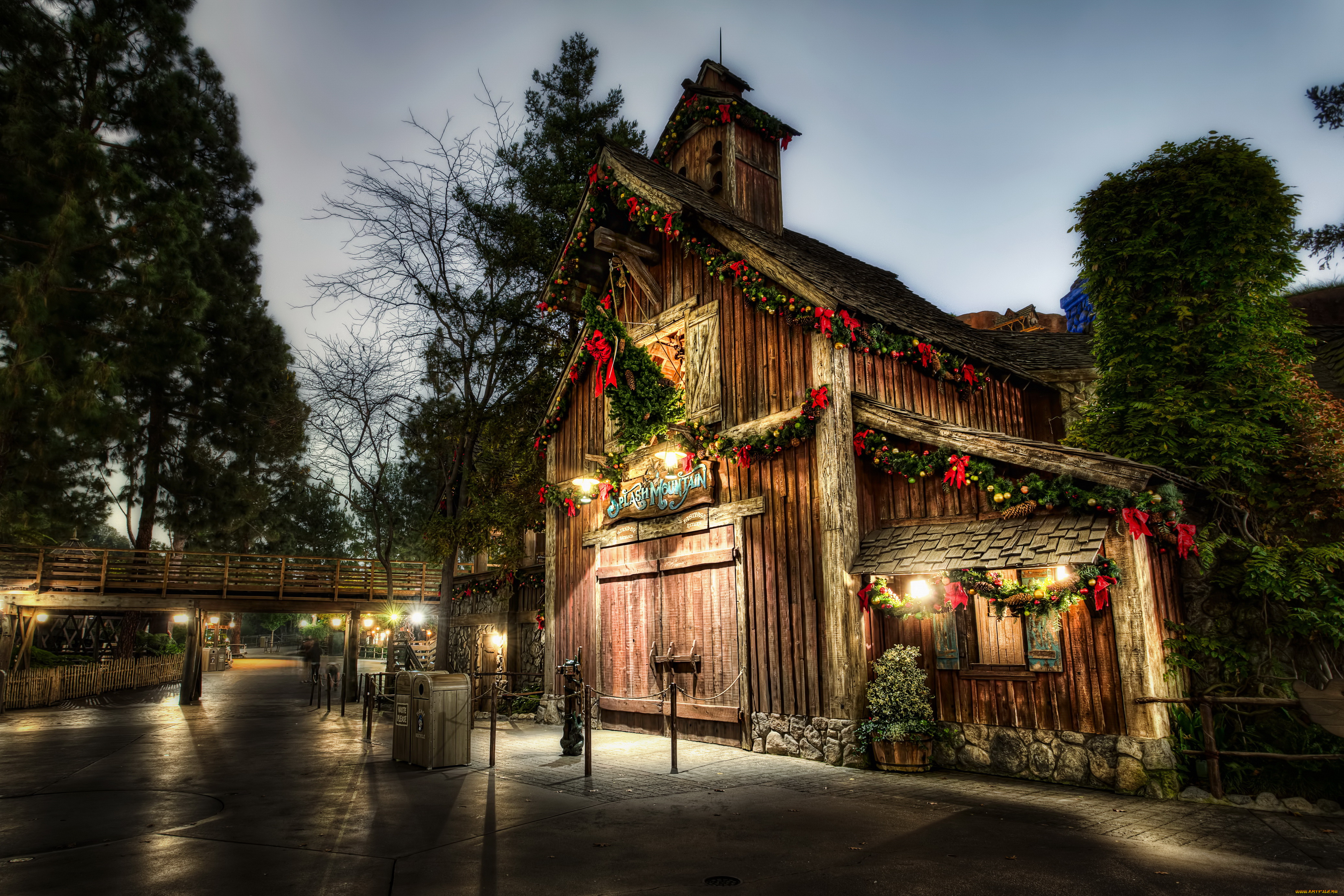 города, диснейленд, калифорния