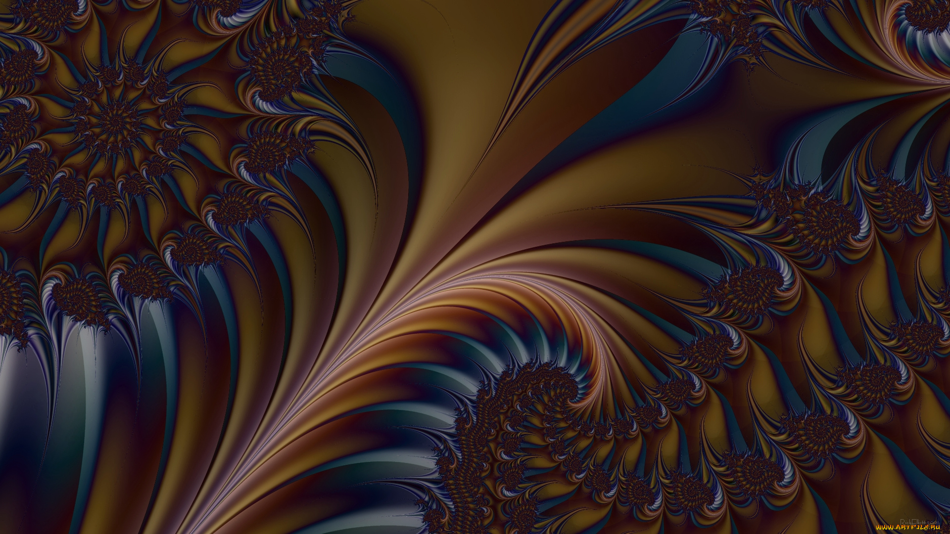 3д, графика, fractal, , фракталы, фон, цвета, узор