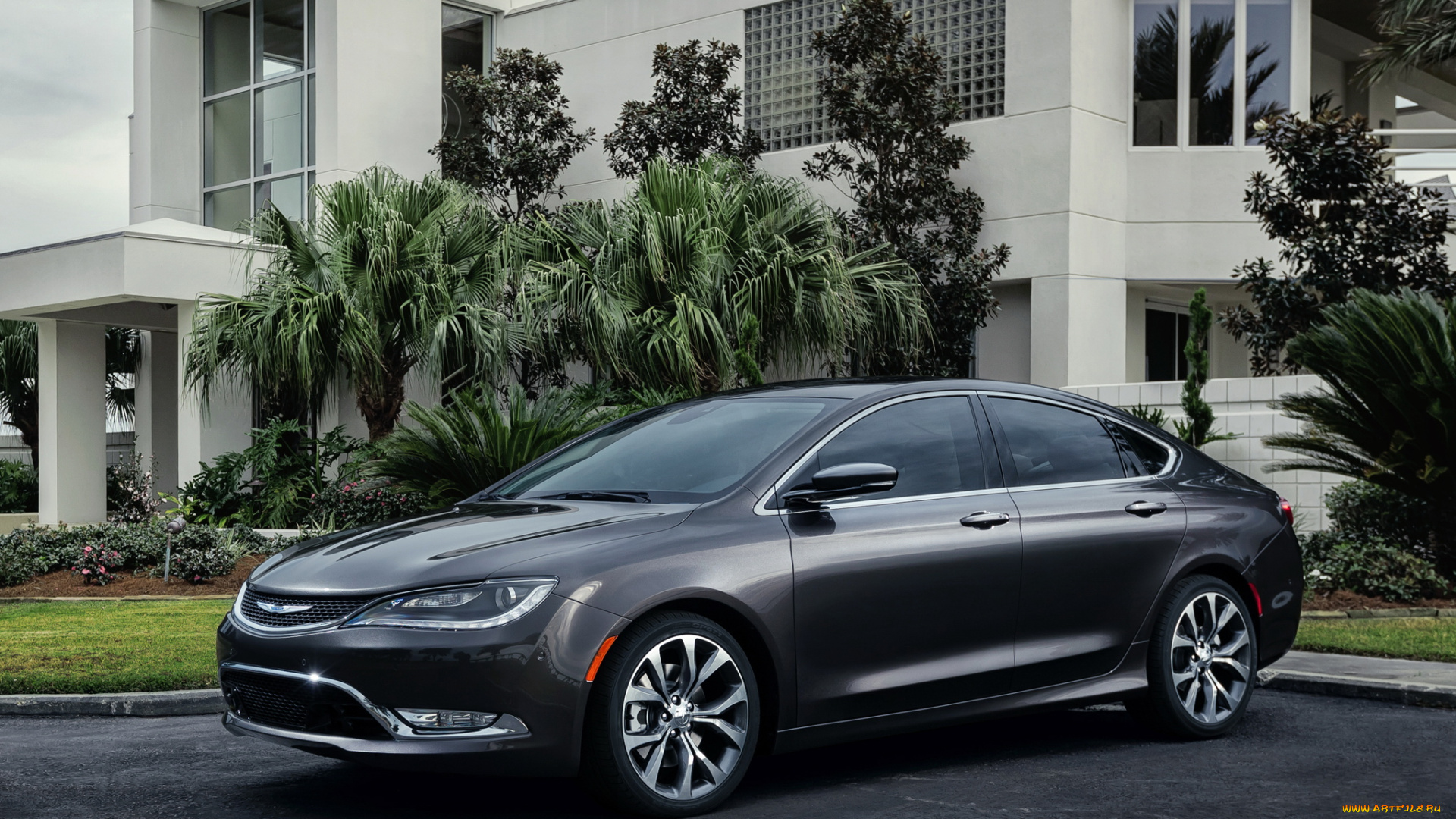 автомобили, chrysler, 200c, 2014, темный