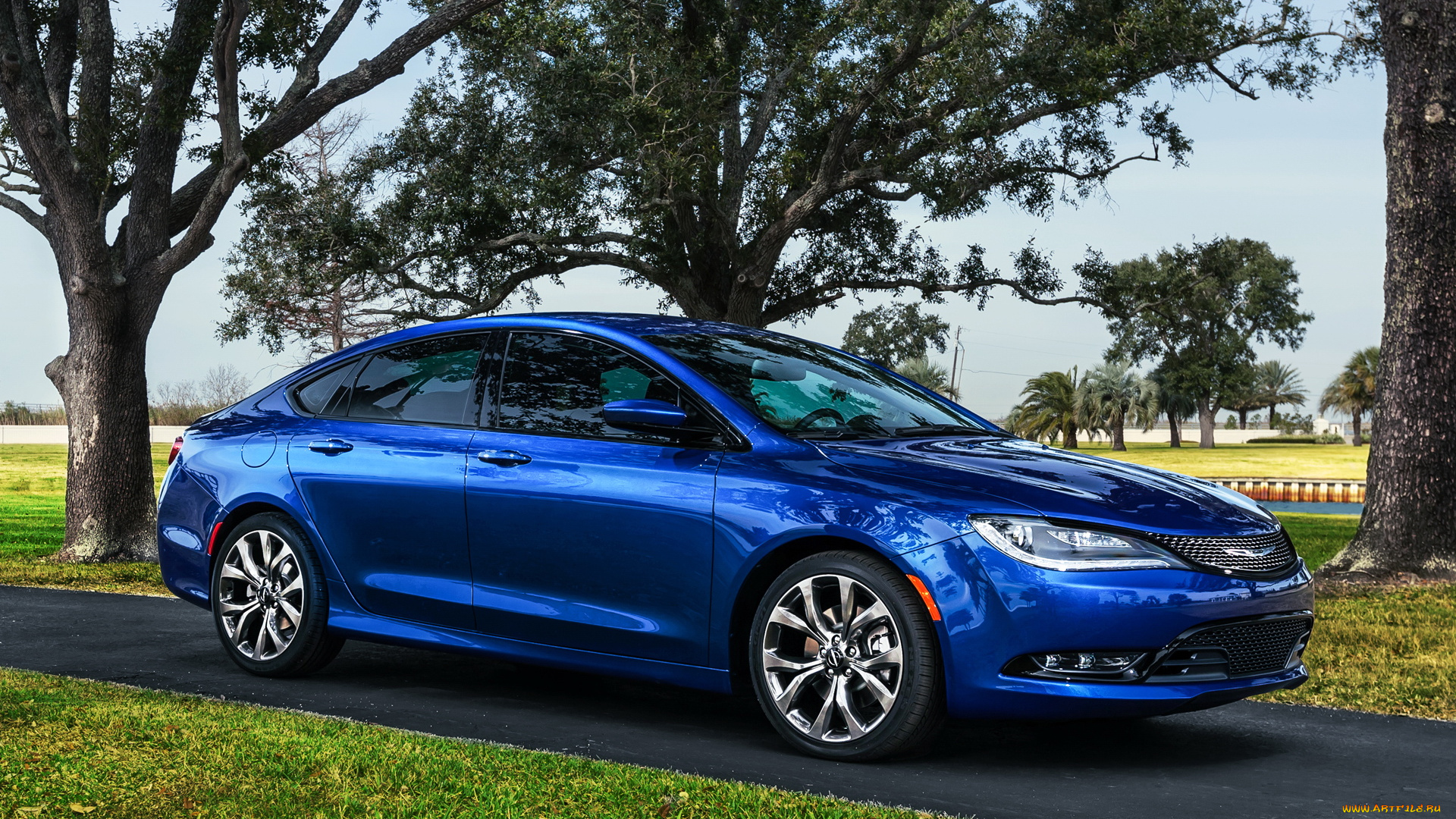 автомобили, chrysler, синий, 200s