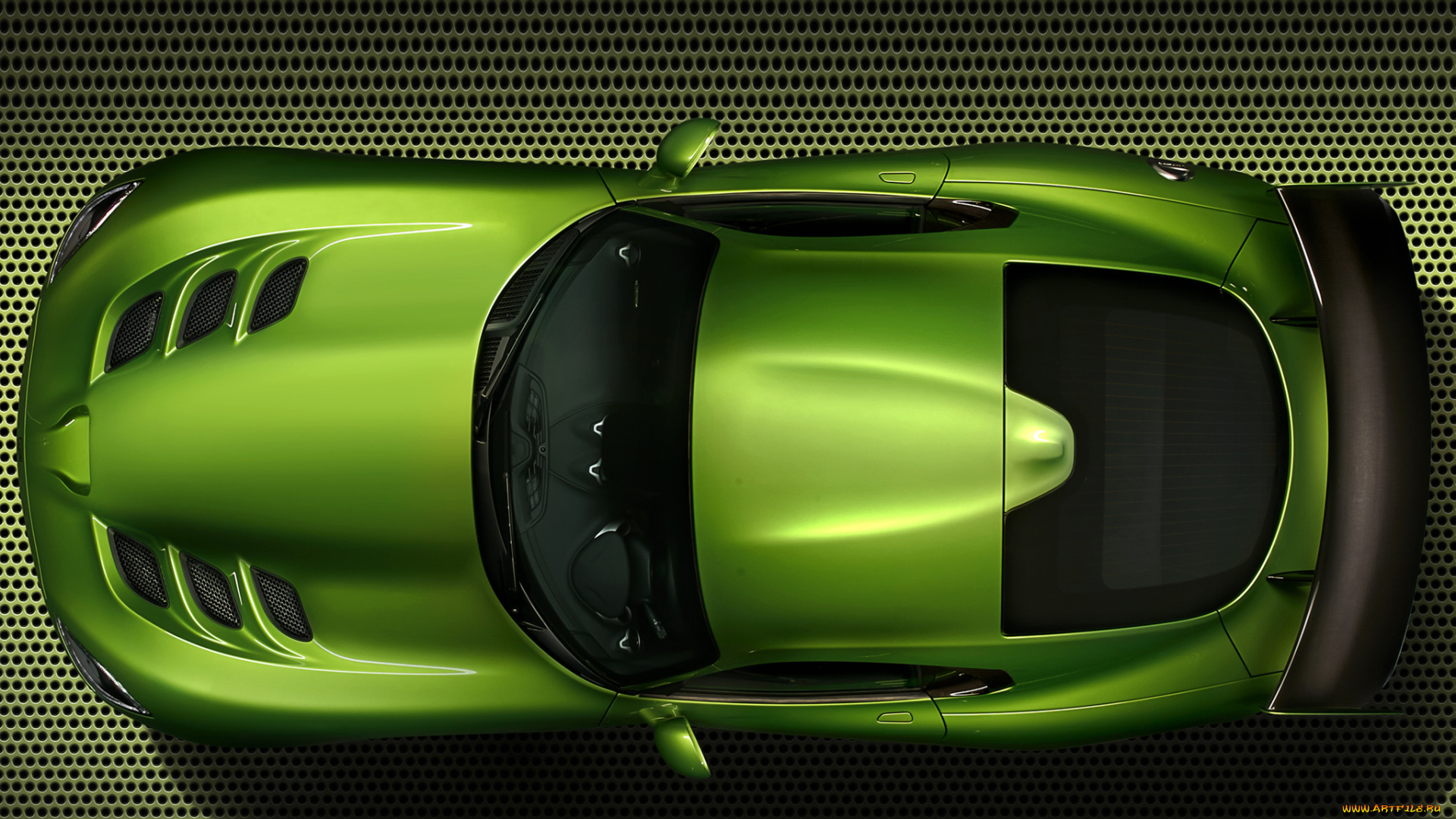 автомобили, dodge, srt, viper, gt, stryker, green, зеленый