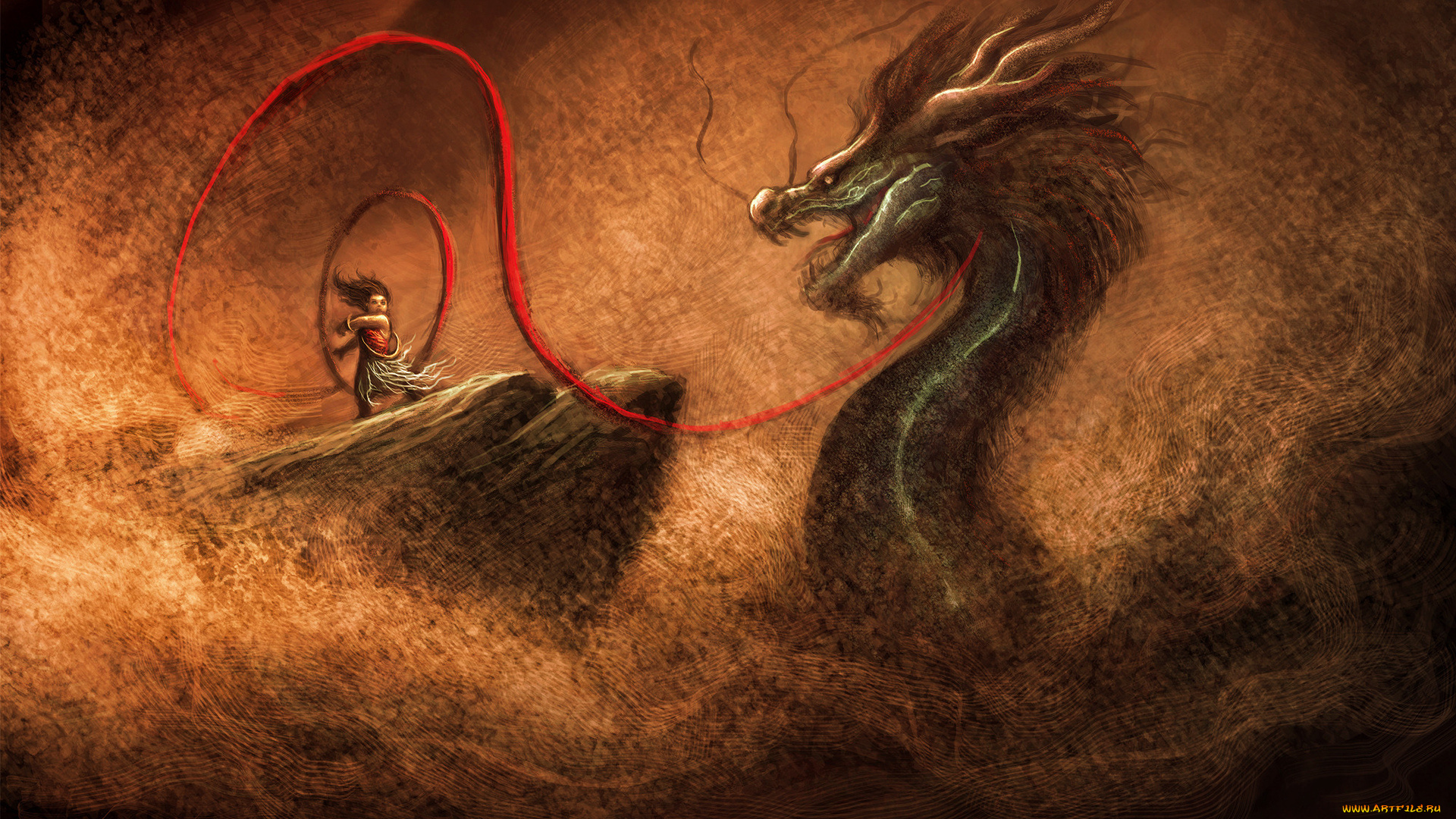 фэнтези, драконы, язык, дракон