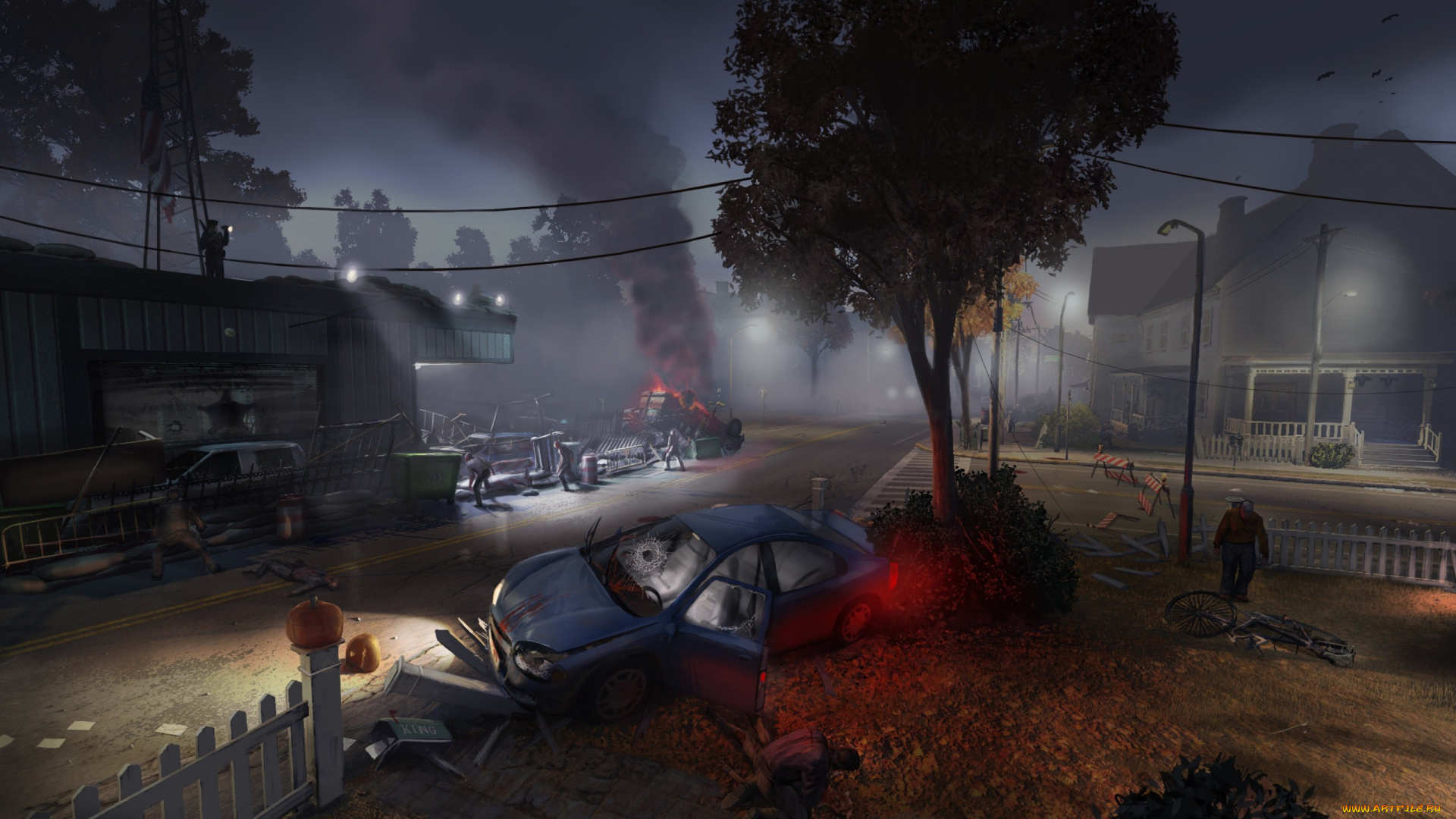 фэнтези, иные, миры, , иные, времена, зомби, постапокалипсис, улица, хаос, разрушения