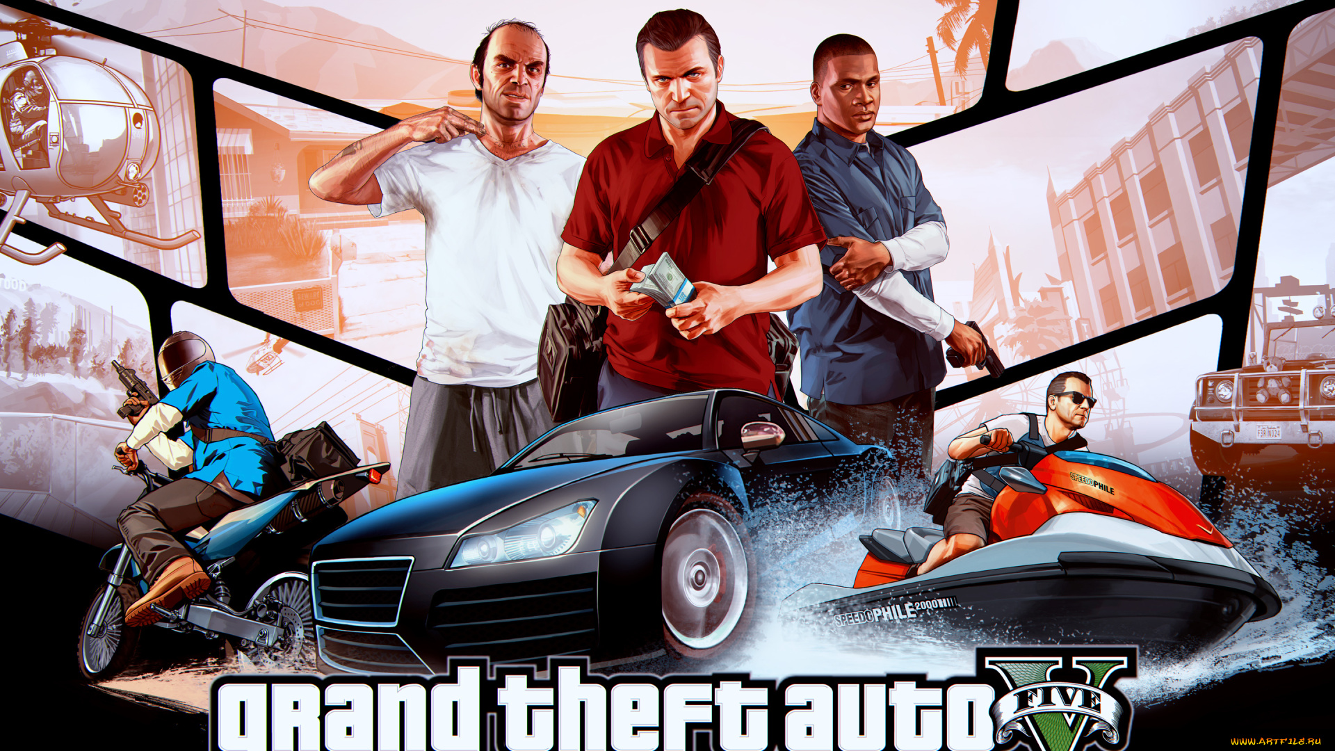 grand, theft, auto, v, видео, игры, gta, 5