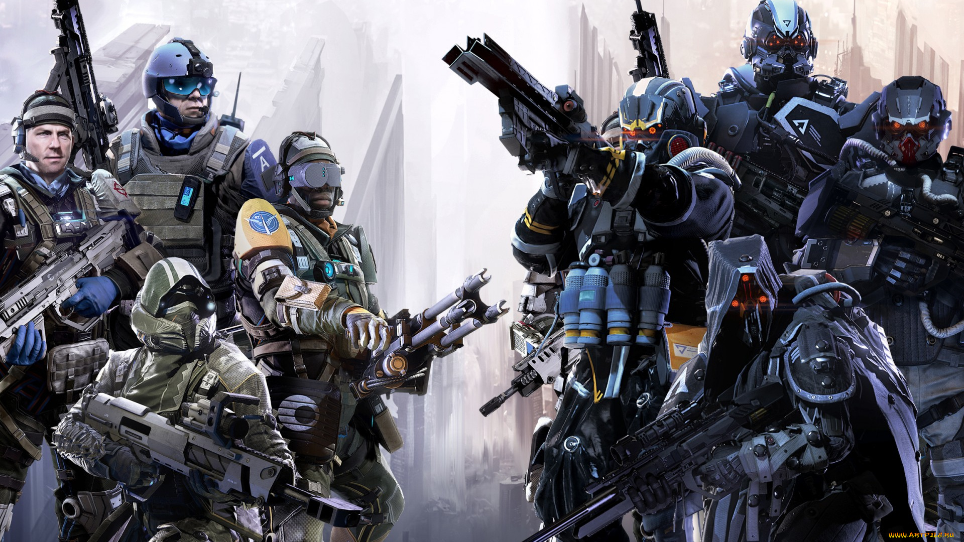 killzone, , shadow, fall, видео, игры, бойцы