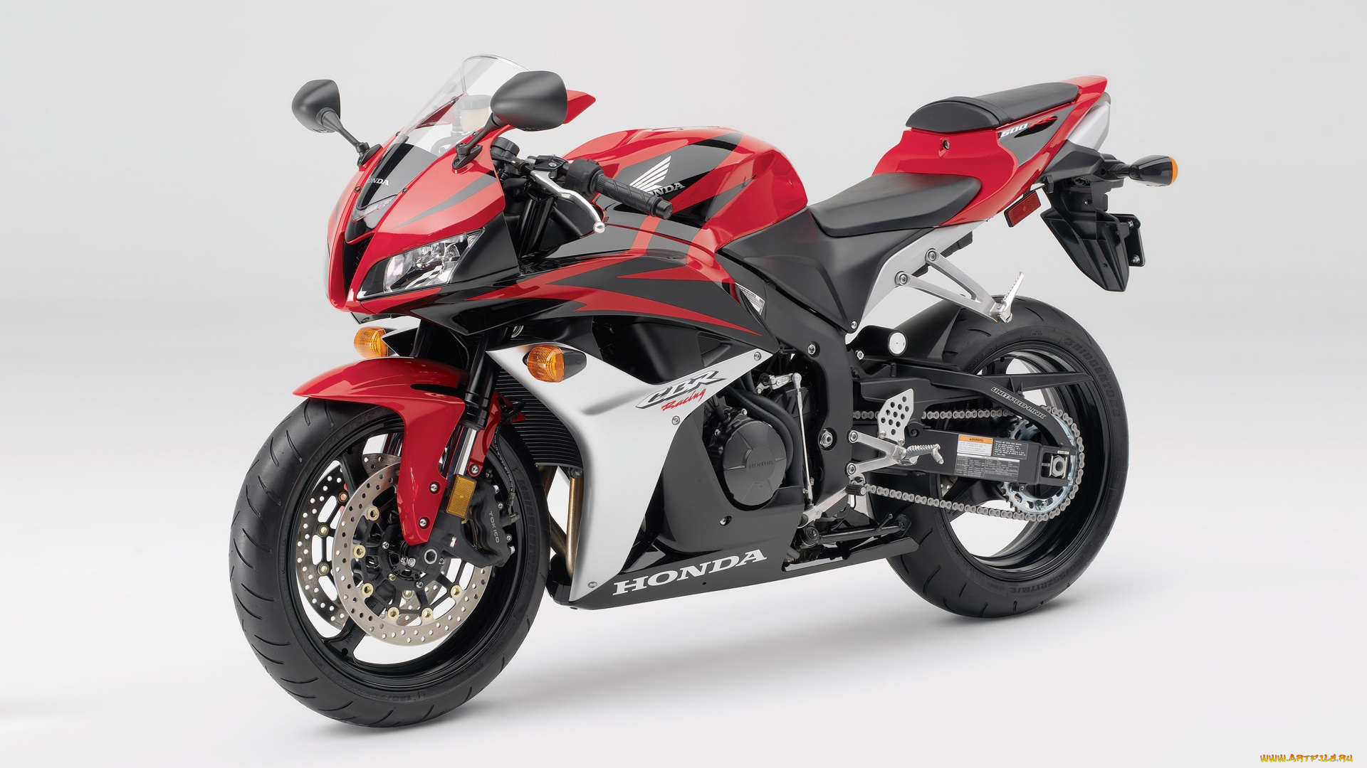 мотоциклы, honda, 2007, красный, cbr600rr