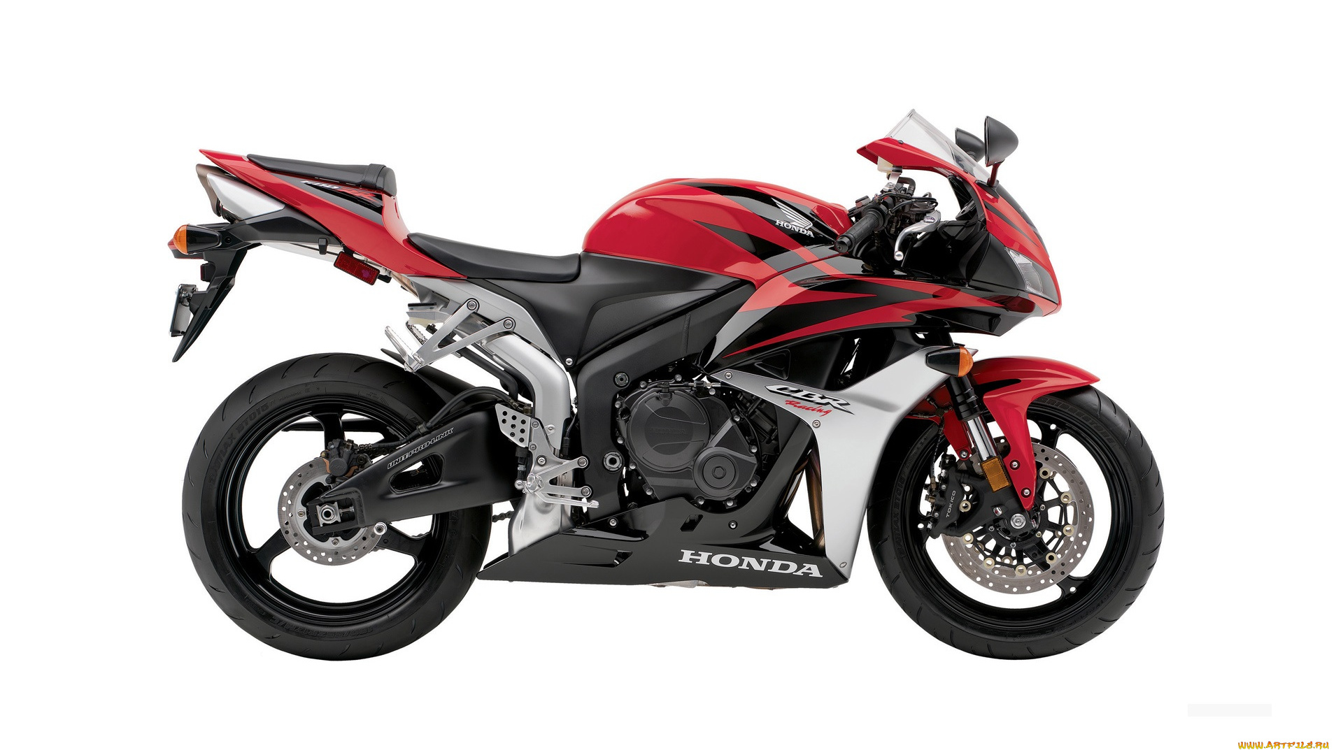 мотоциклы, honda, cbr600rr, 2007, красный