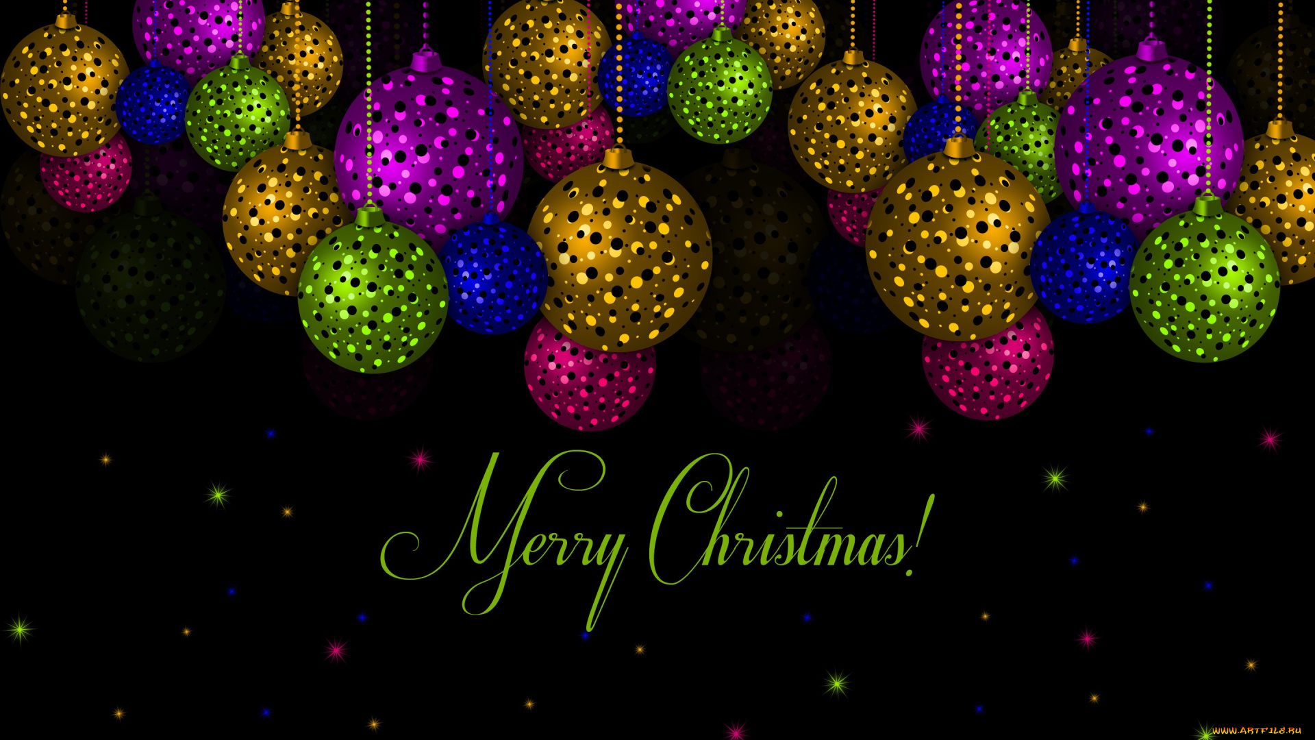 праздничные, векторная, графика, , новый, год, шарики