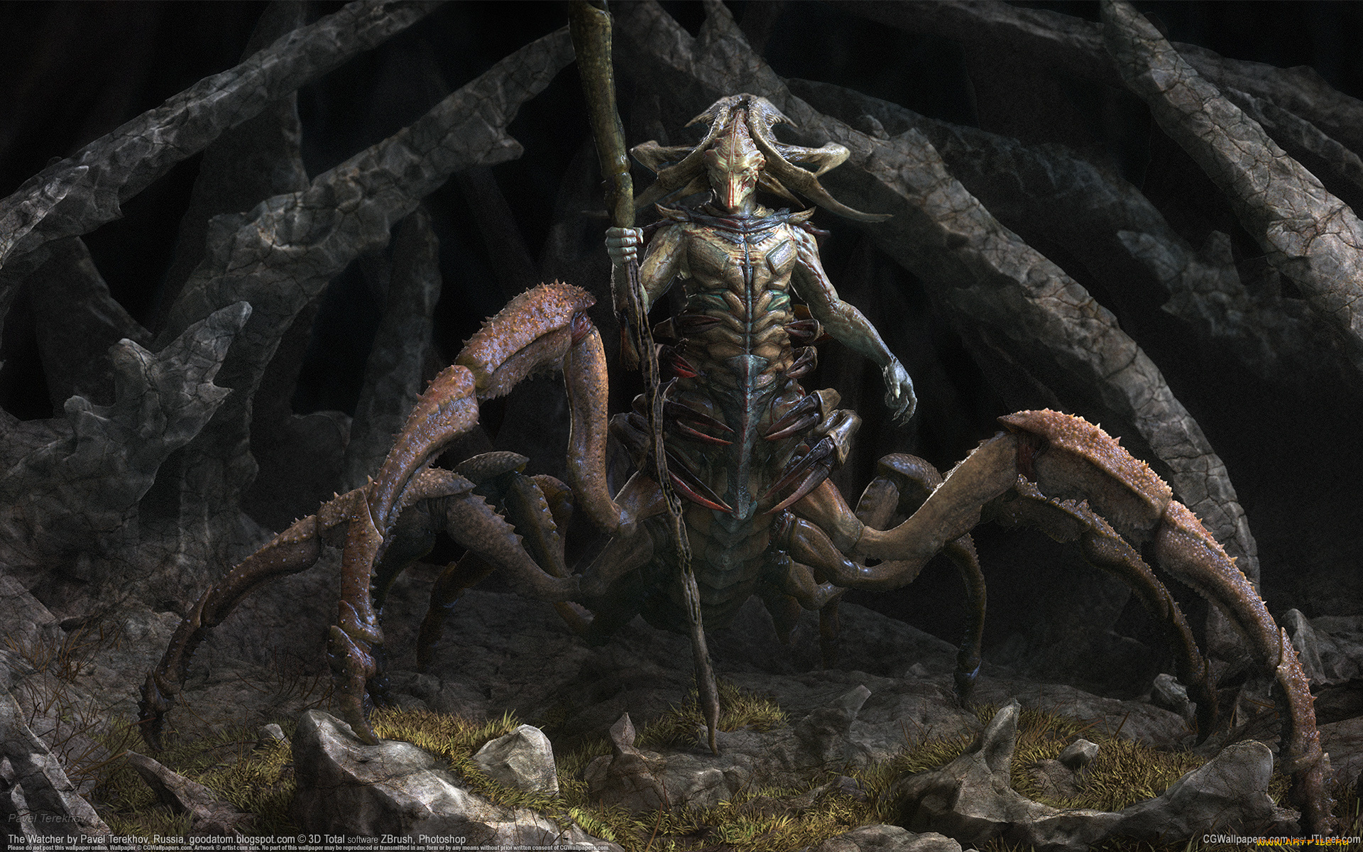 pavel, terekhov, 3д, графика, creatures, , существа, pavel, terekhov, монстр