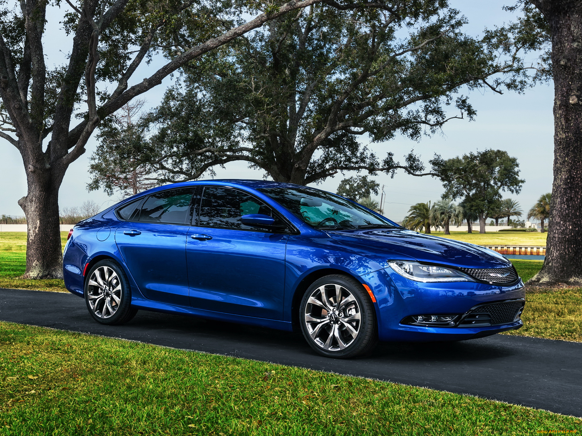 автомобили, chrysler, синий, 200s