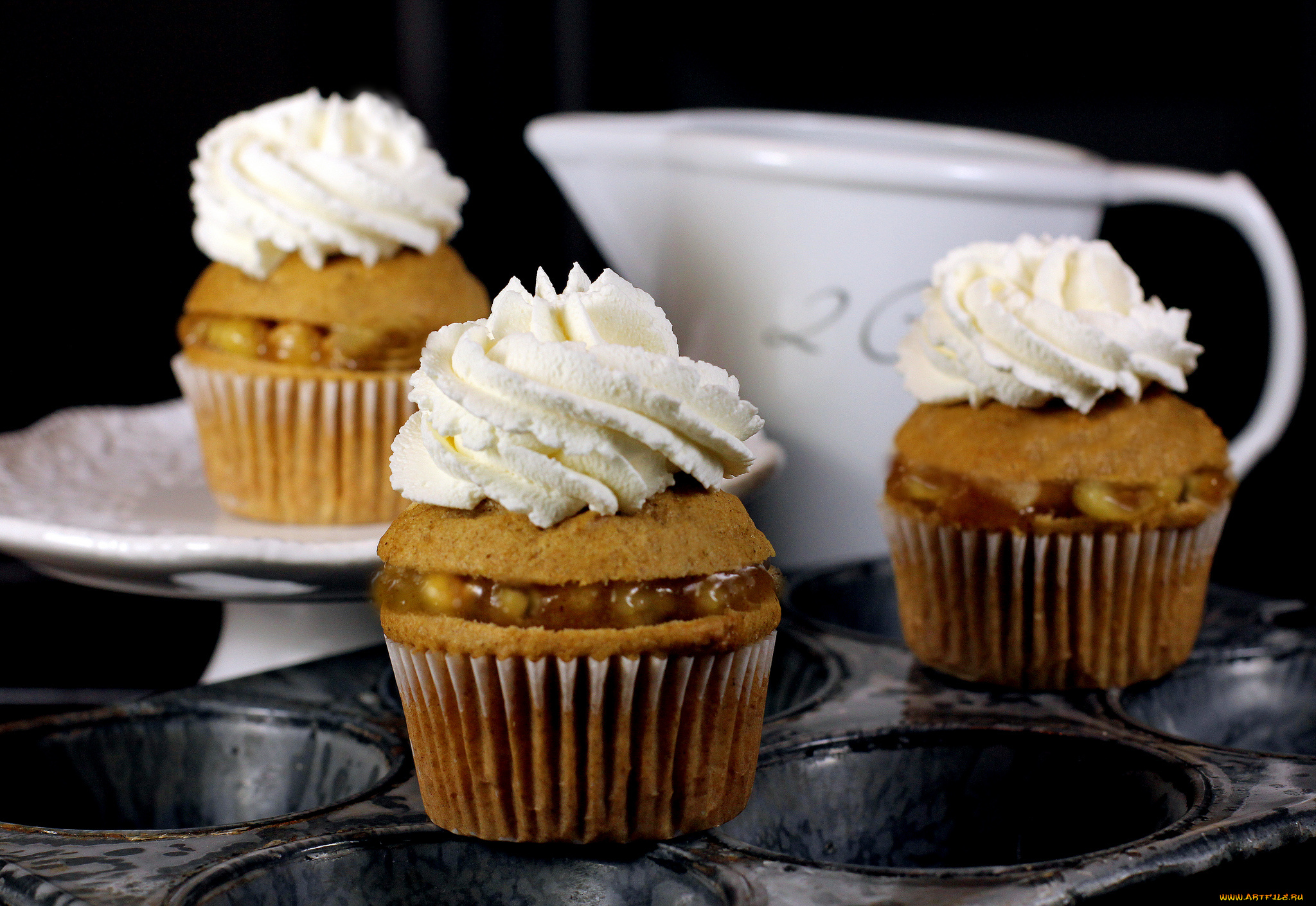 еда, пирожные, , кексы, , печенье, кекс, крем