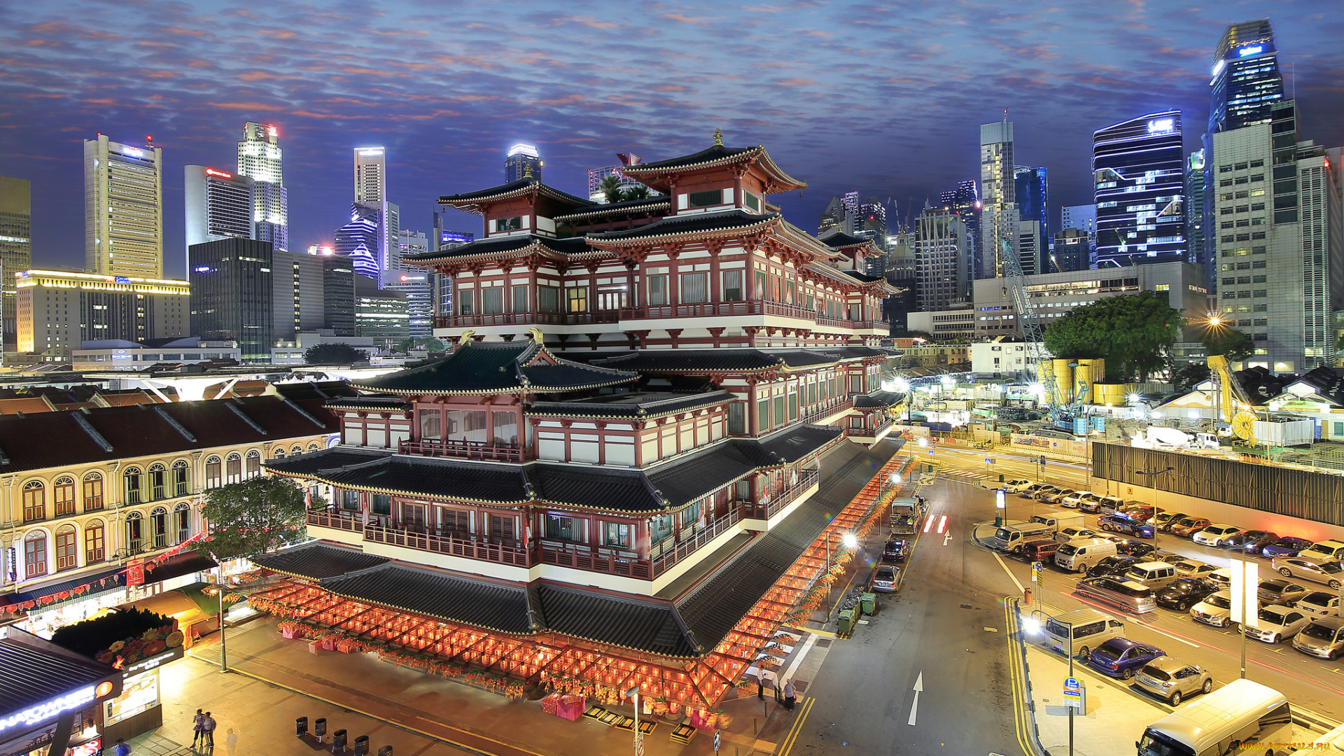 awakening, city, города, сингапур, , сингапур, храм