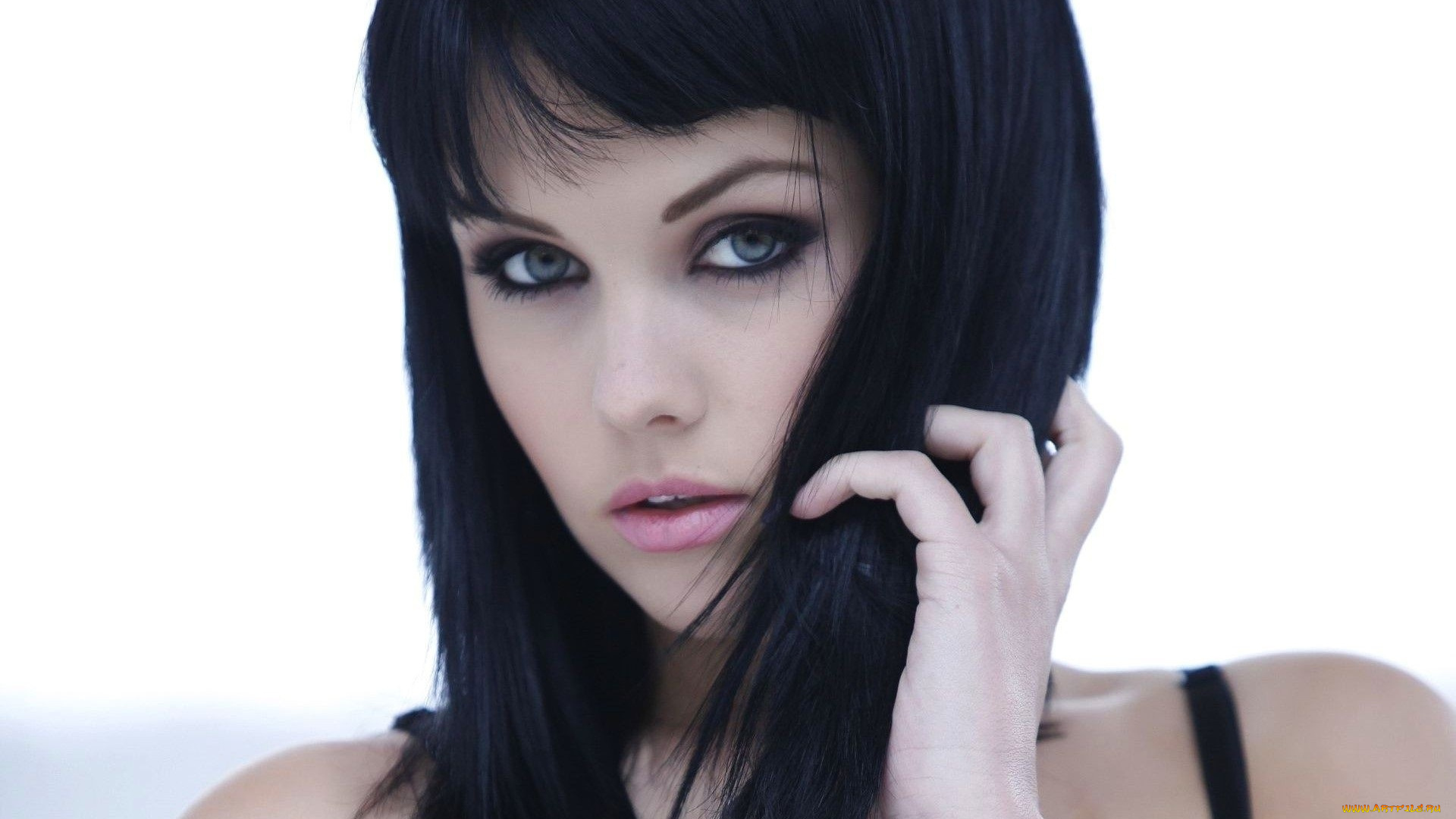 девушки, melissa, clarke, лицо, брюнетка, mellisa, clarke, взгляд