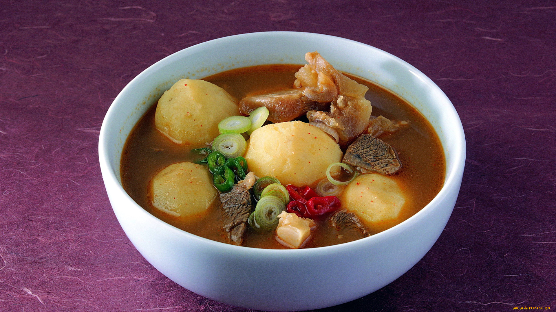 еда, первые, блюда, мясо, суп, лук, перец, картофель
