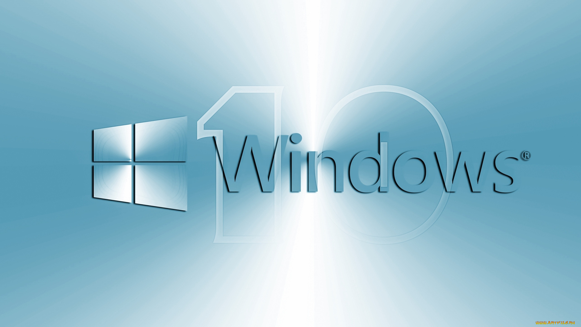 компьютеры, windows, , 10, логотип, фон