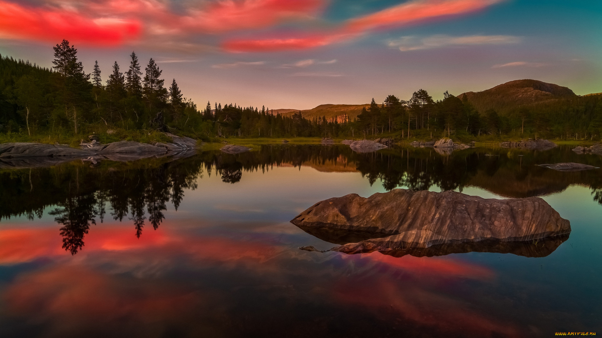 природа, восходы, закаты, без, комментариев