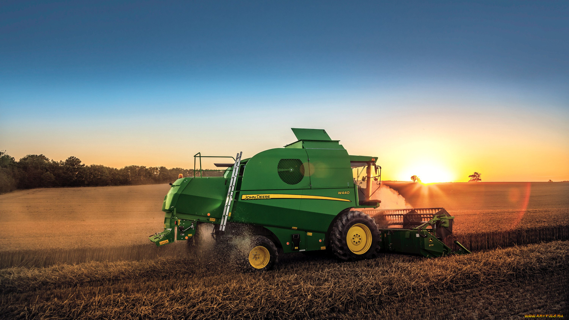 техника, комбайны, john, deere