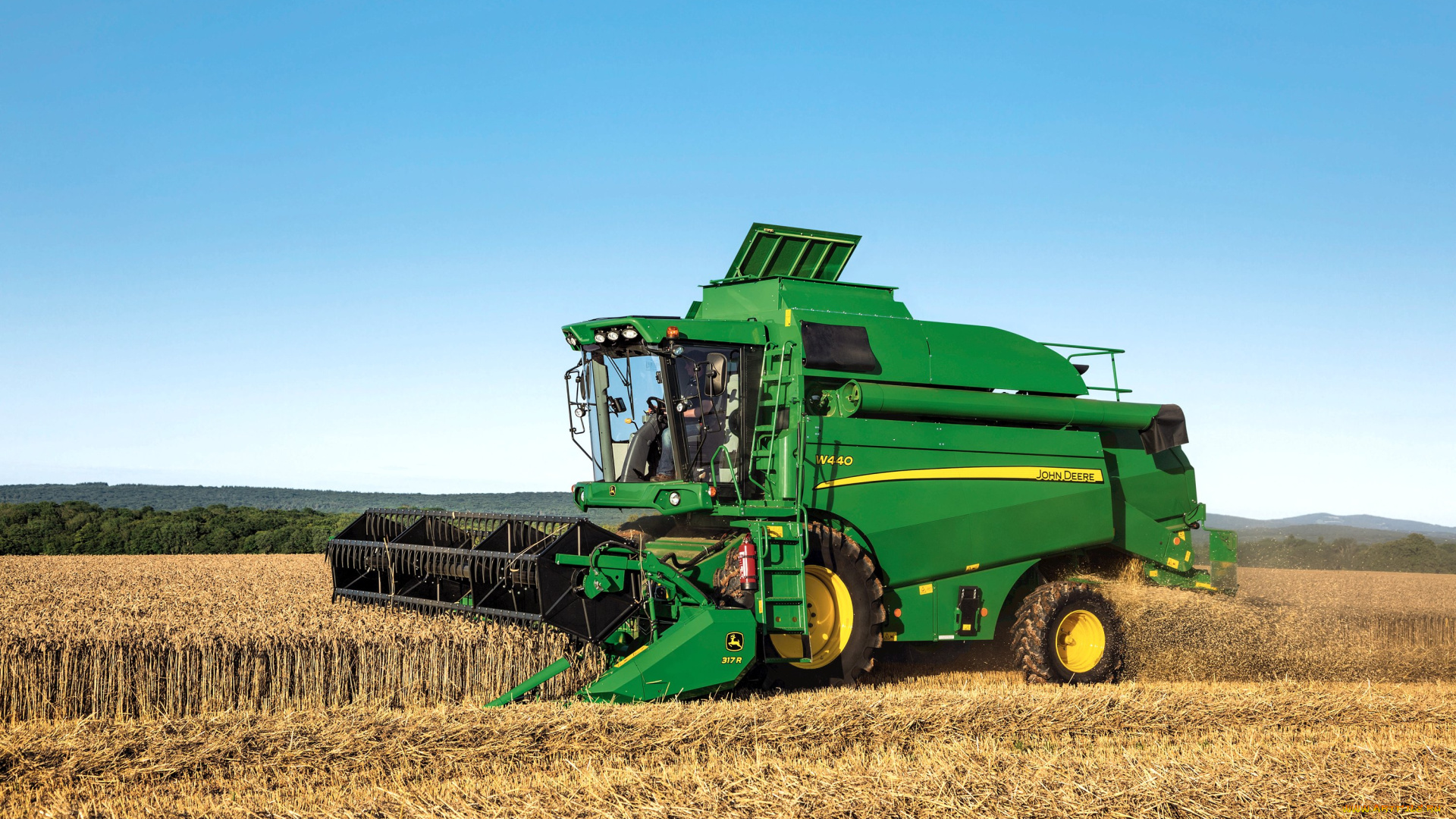 техника, комбайны, john, deere