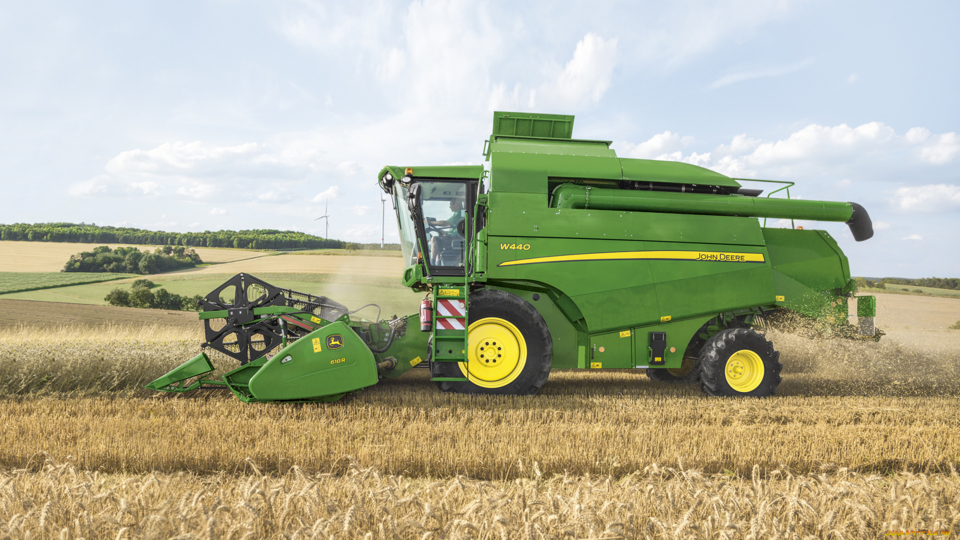техника, комбайны, john, deere