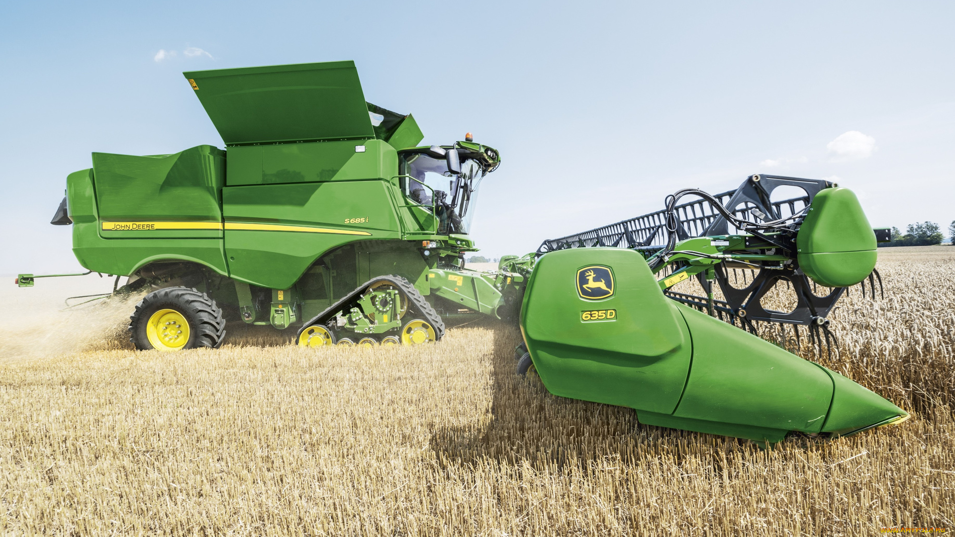 техника, комбайны, john, deere