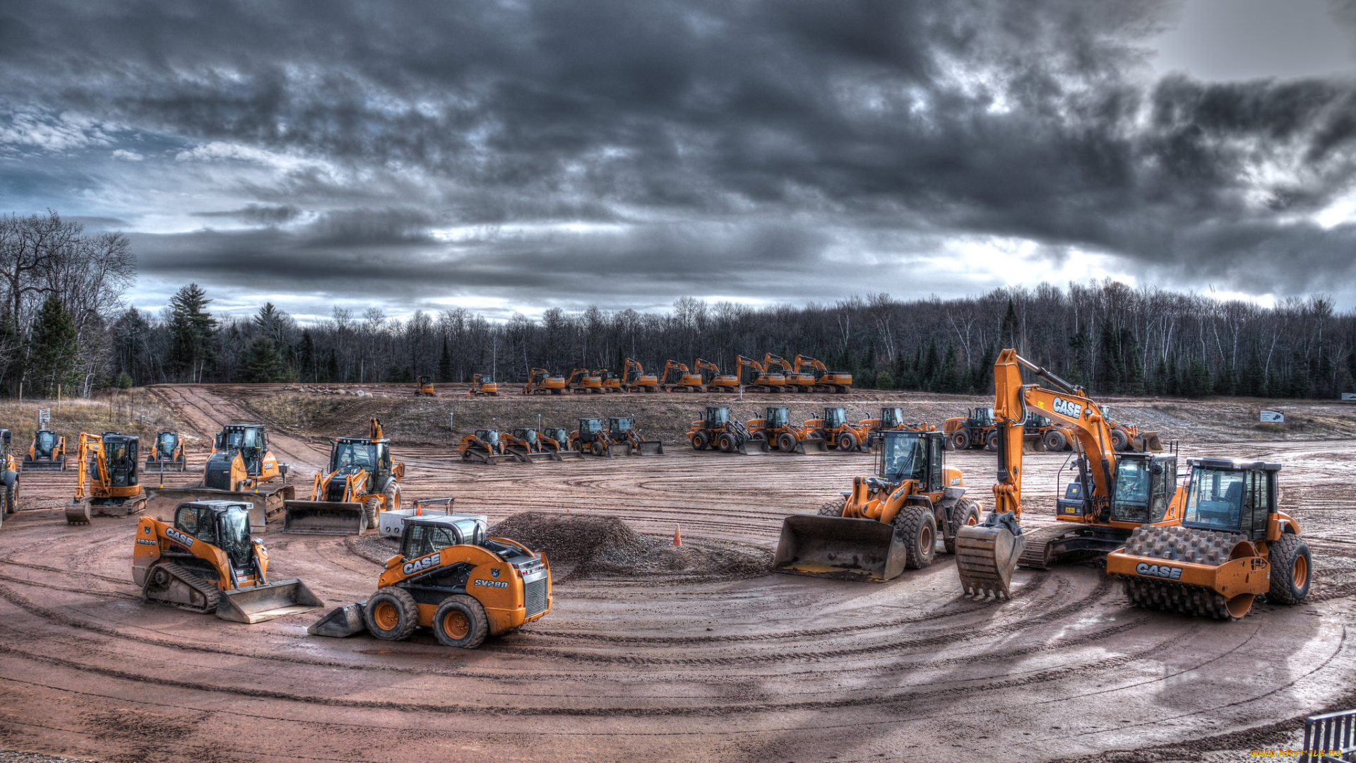 техника, строительная, техника, карьер