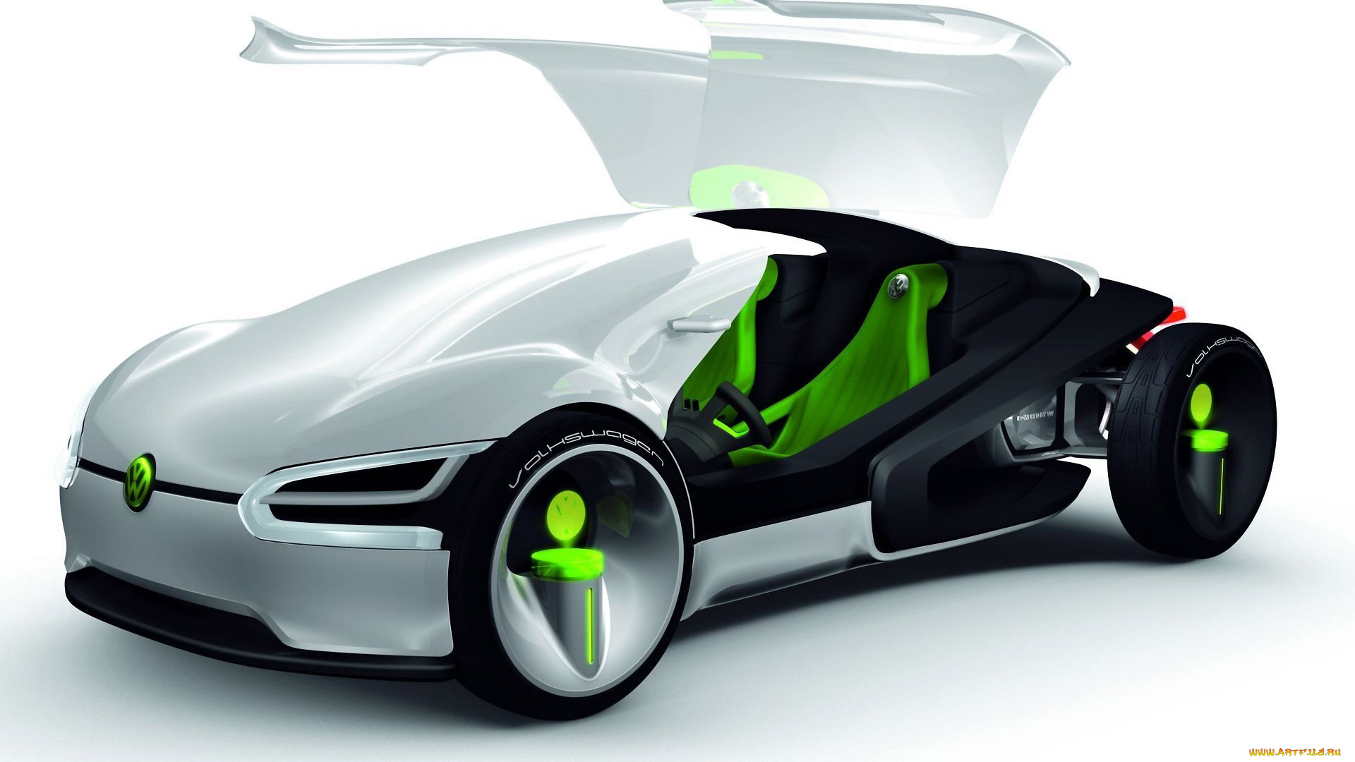 volkswagen, ego, concept, 2008, автомобили, 3д, 2008, ego, volkswagen, concept