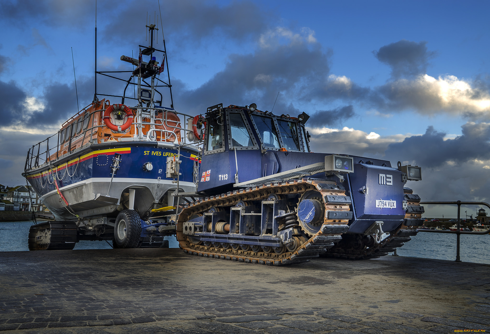 техника, тракторы, на, гусенецах, буксировка