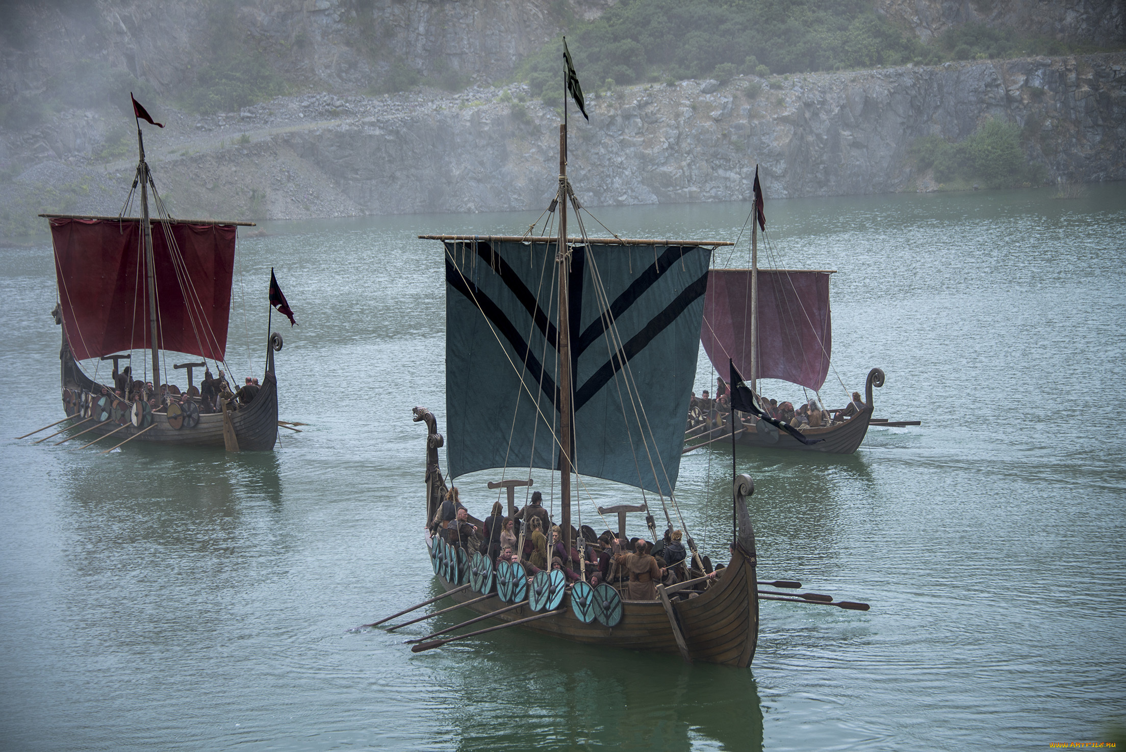 кино, фильмы, vikings, , 2013, , сериал, лоодки