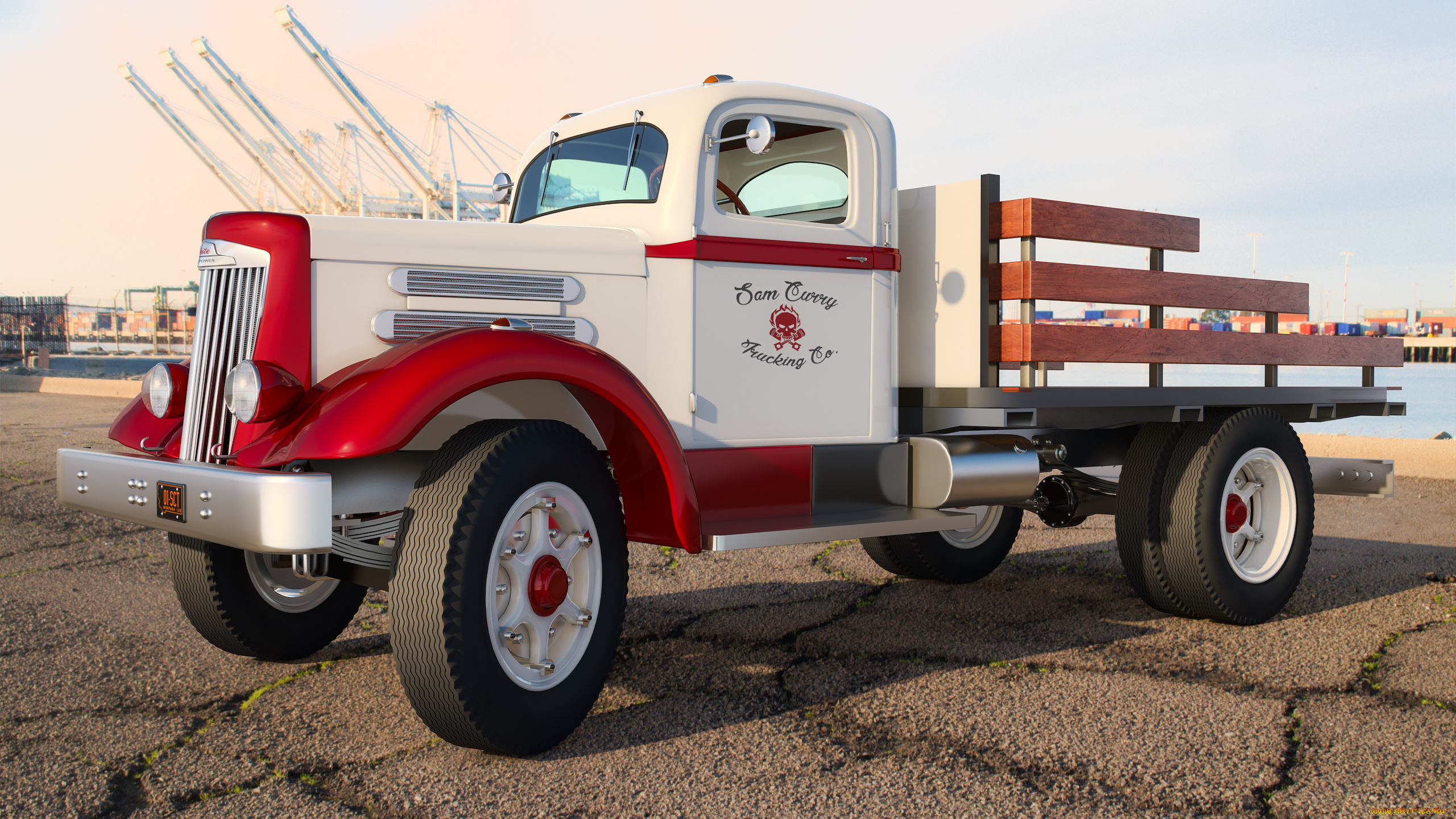 автомобили, 3д, фон, автомобиль