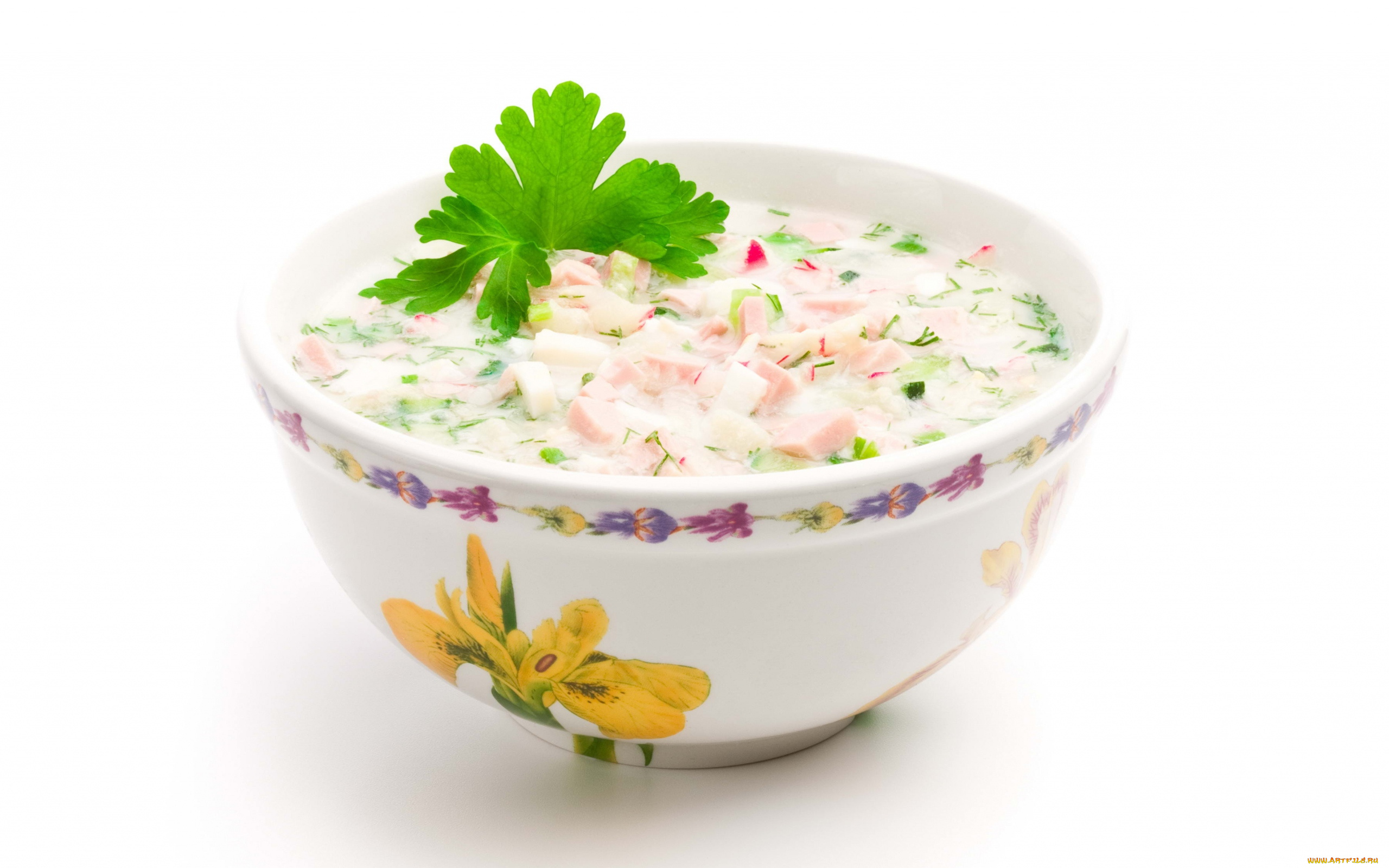 еда, первые, блюда, окрошка