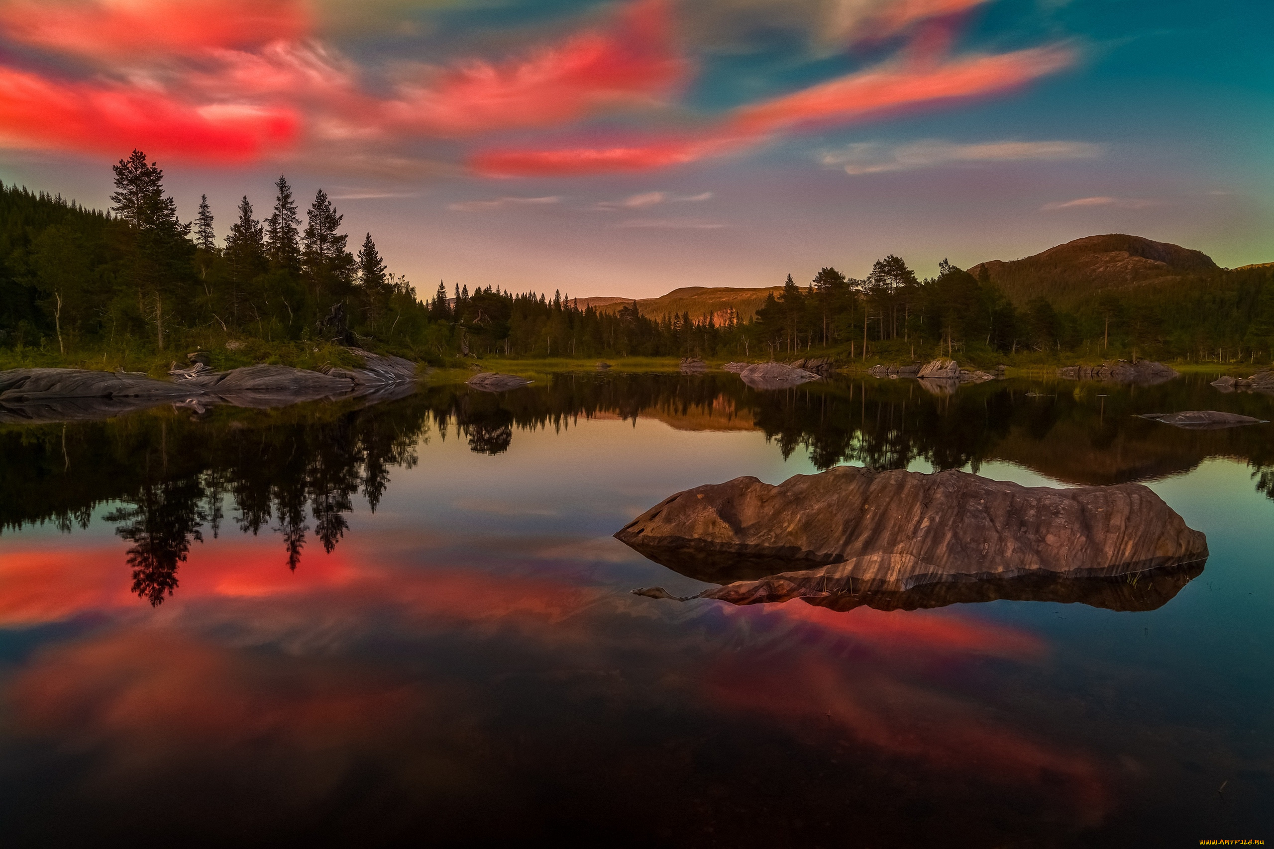 природа, восходы, закаты, без, комментариев