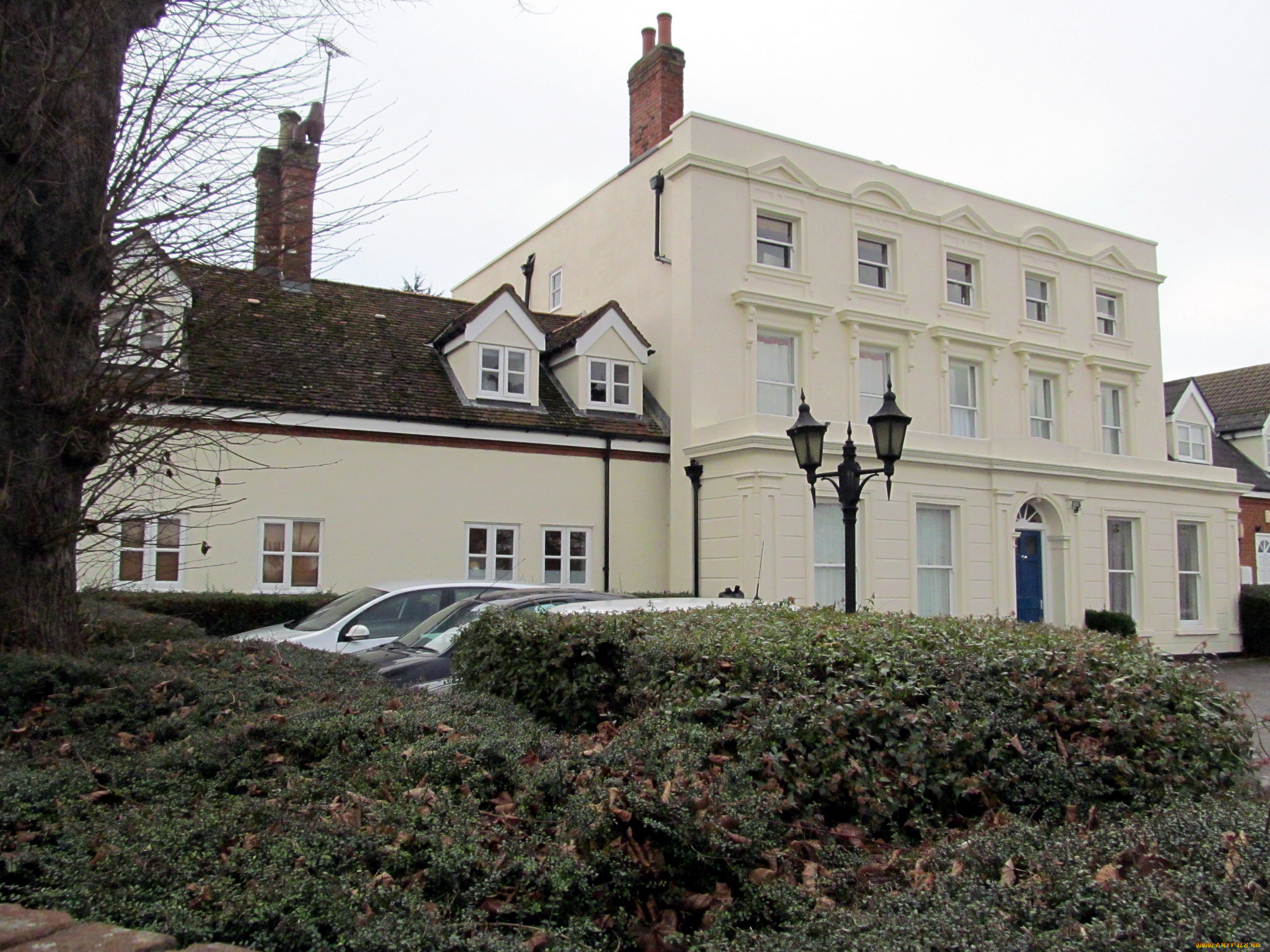 города, -, здания, , дома, фонарь, трубы