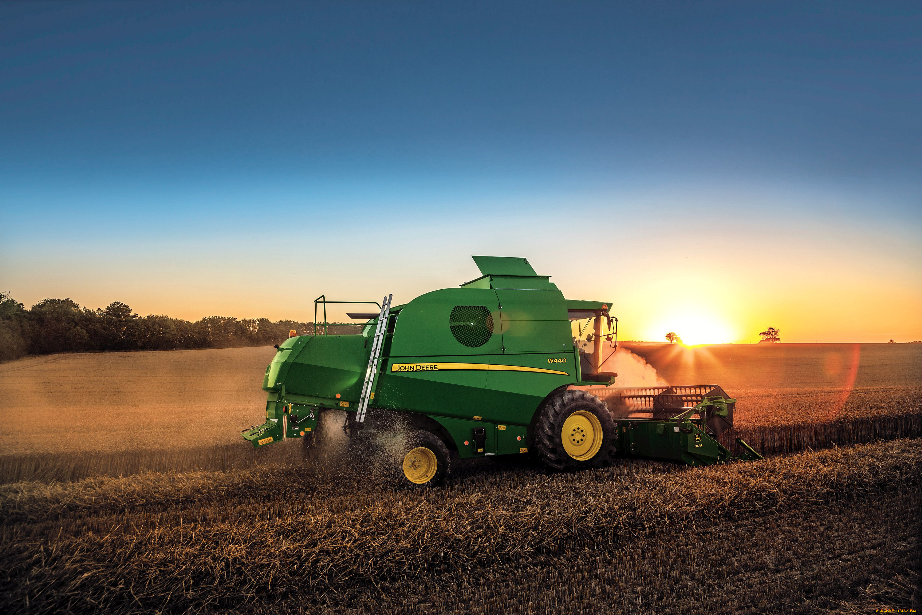 техника, комбайны, john, deere