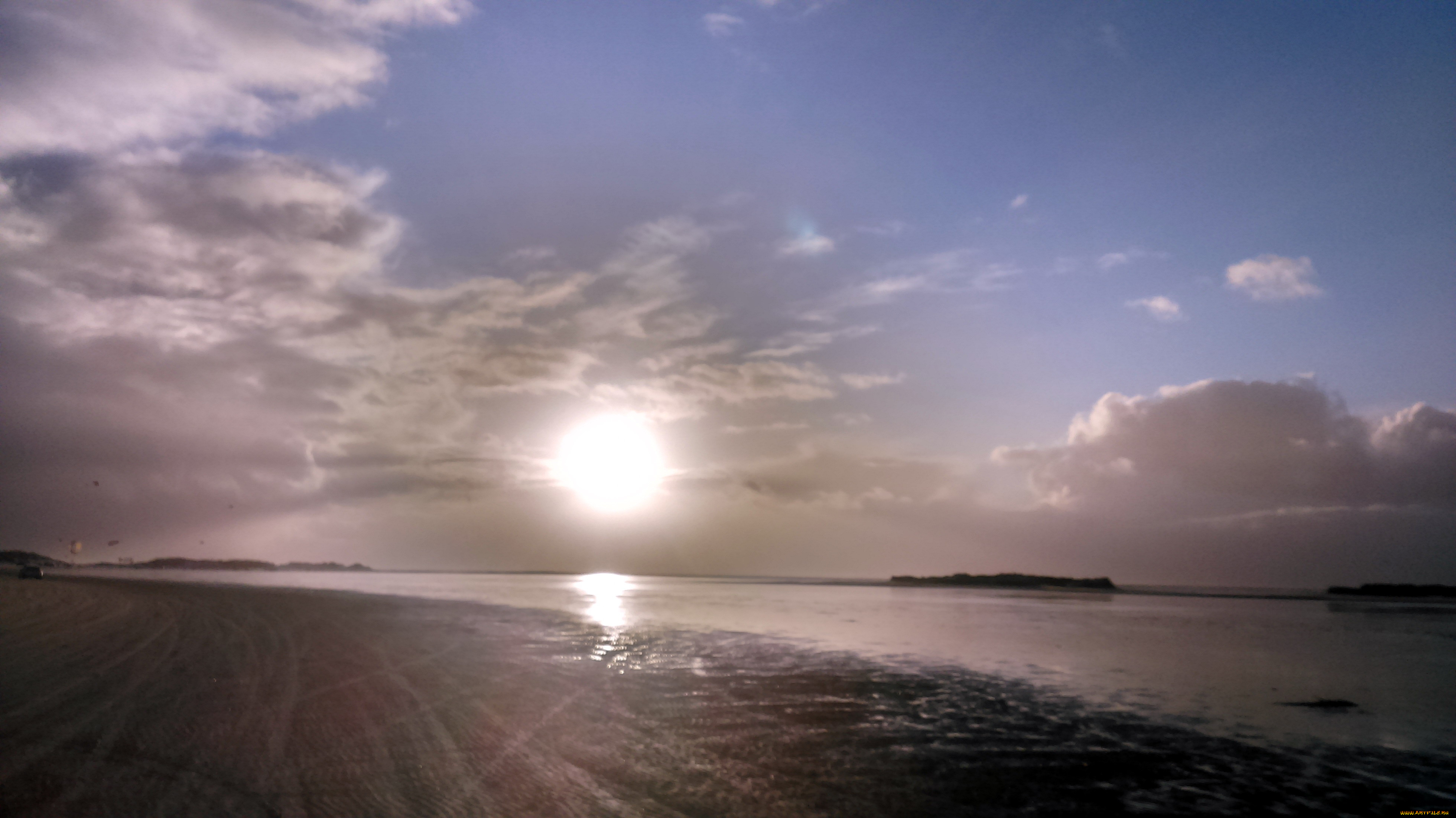 природа, восходы, закаты, облака, побережье