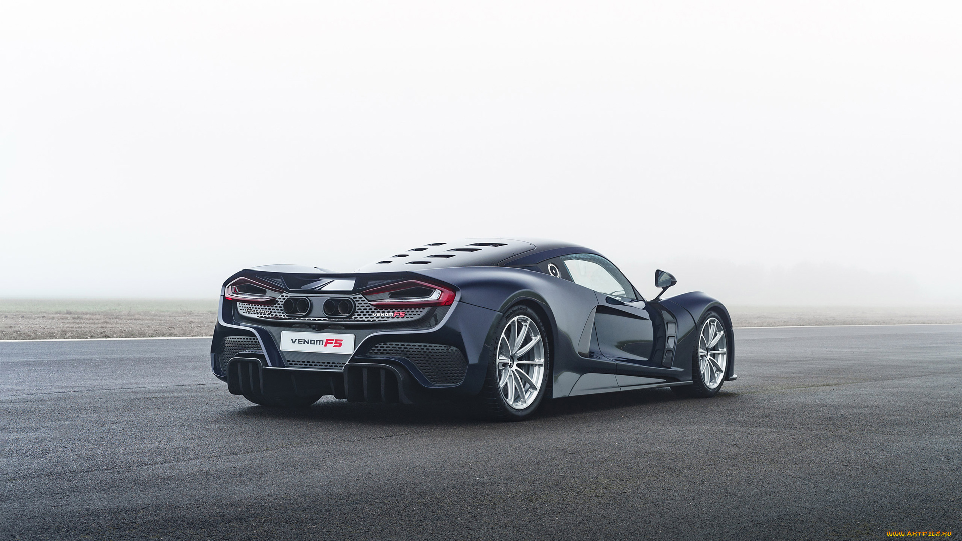 2021, hennessey, venom, f5, автомобили, -unsort, hennessey, venom, f5, 2021, 4k, вид, сзади, экстерьер, роскошный, гиперкар, суперкары, спортивные