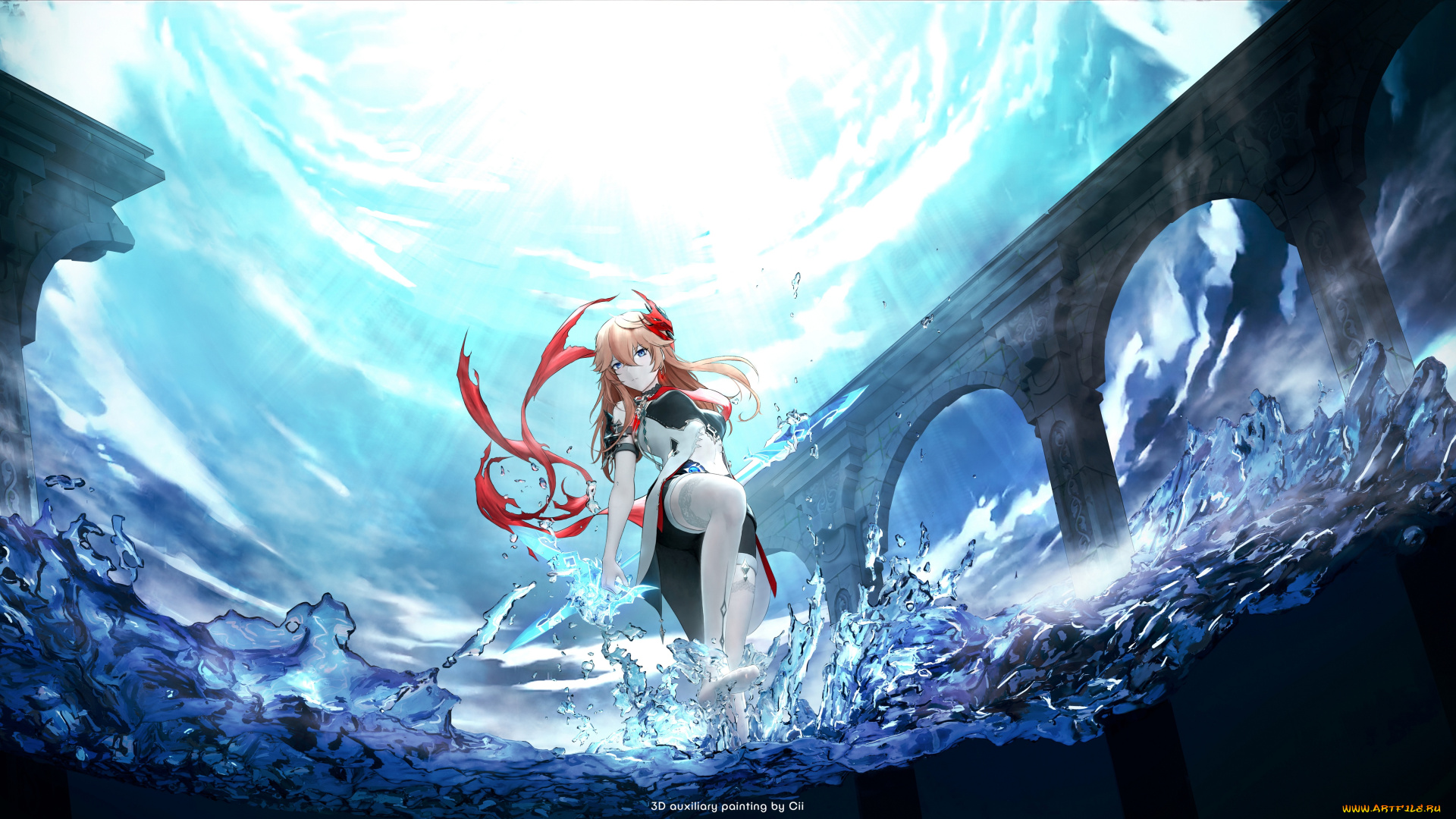 аниме, genshin, impact, genshin, impact