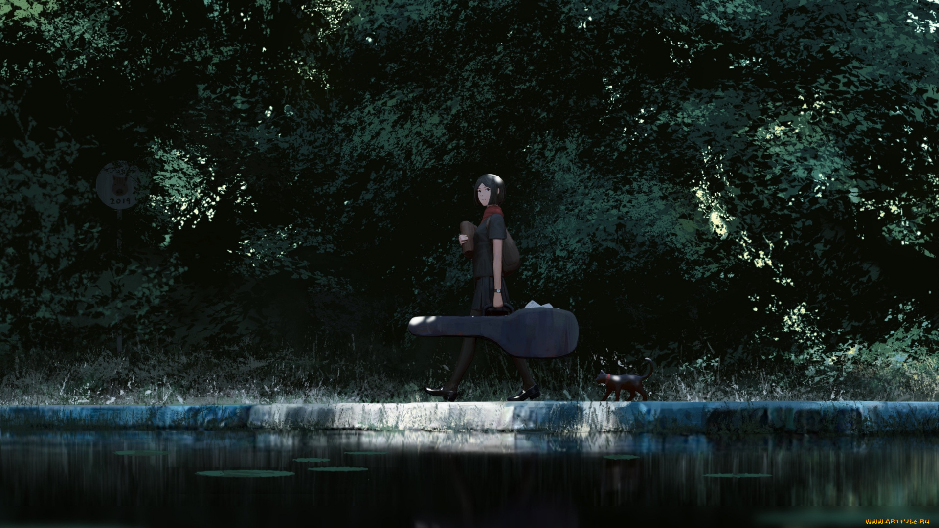 guweiz, аниме, музыка, девушка