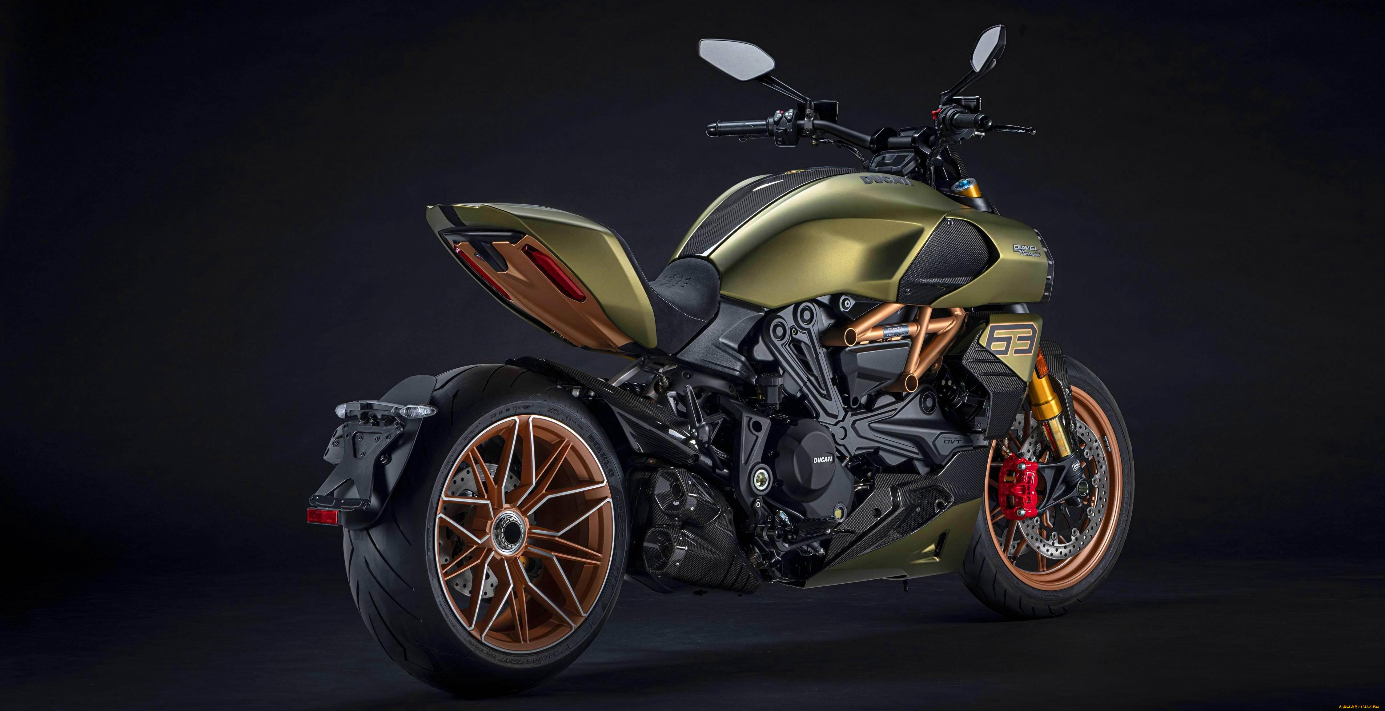 2021, ducati, diavel, 1260, lamborghini, мотоциклы, ducati, 2021, diavel, 1260, lamborghini, вид, сзади