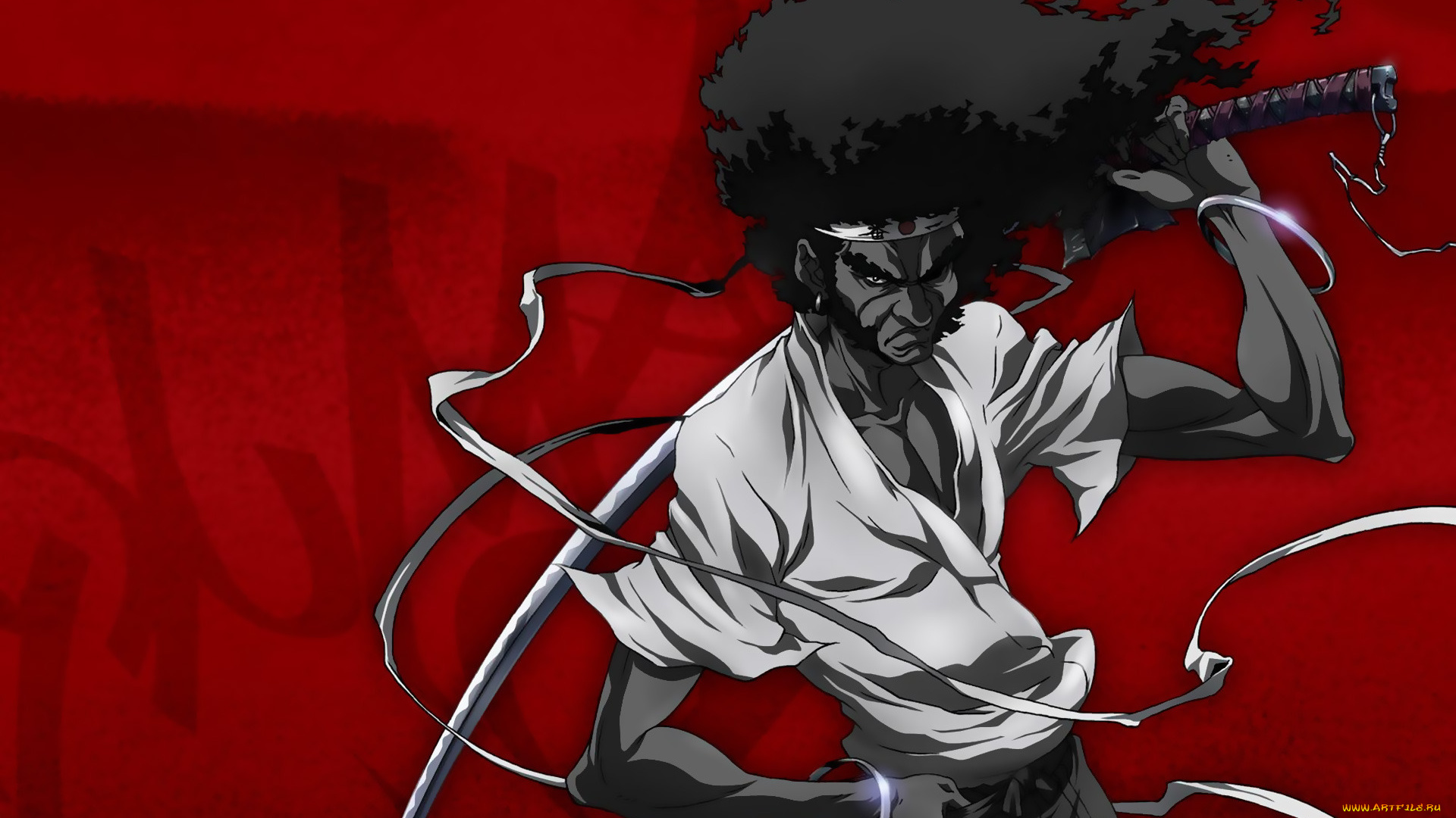 видео, игры, afro, samurai, самурай, меч