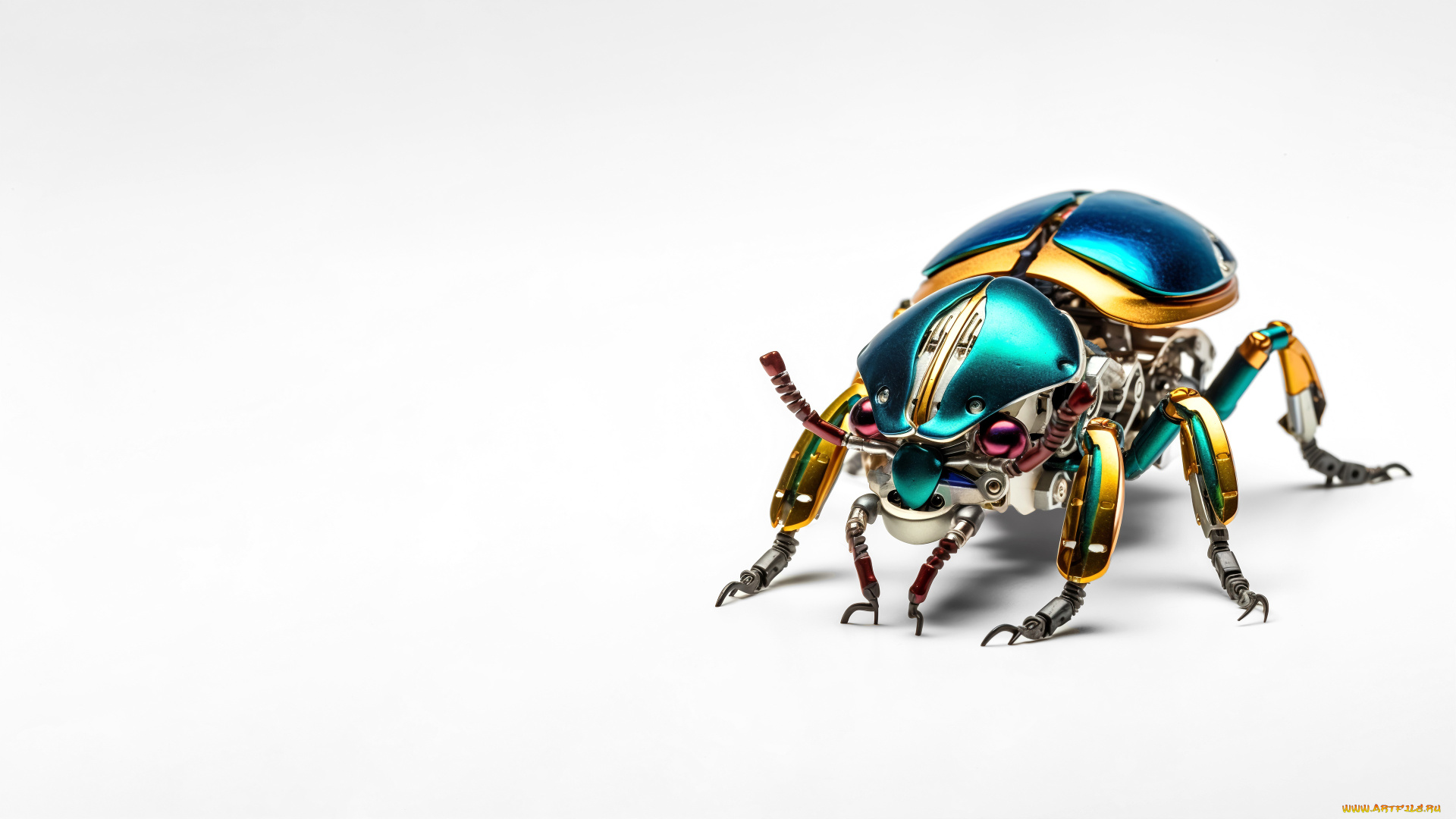 3д, графика, другое, , other, робот, технологии, муравей, белый