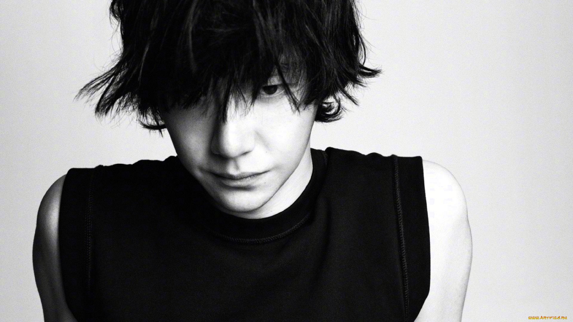 мужчины, wang, yi, bo, актер, лицо, футболка