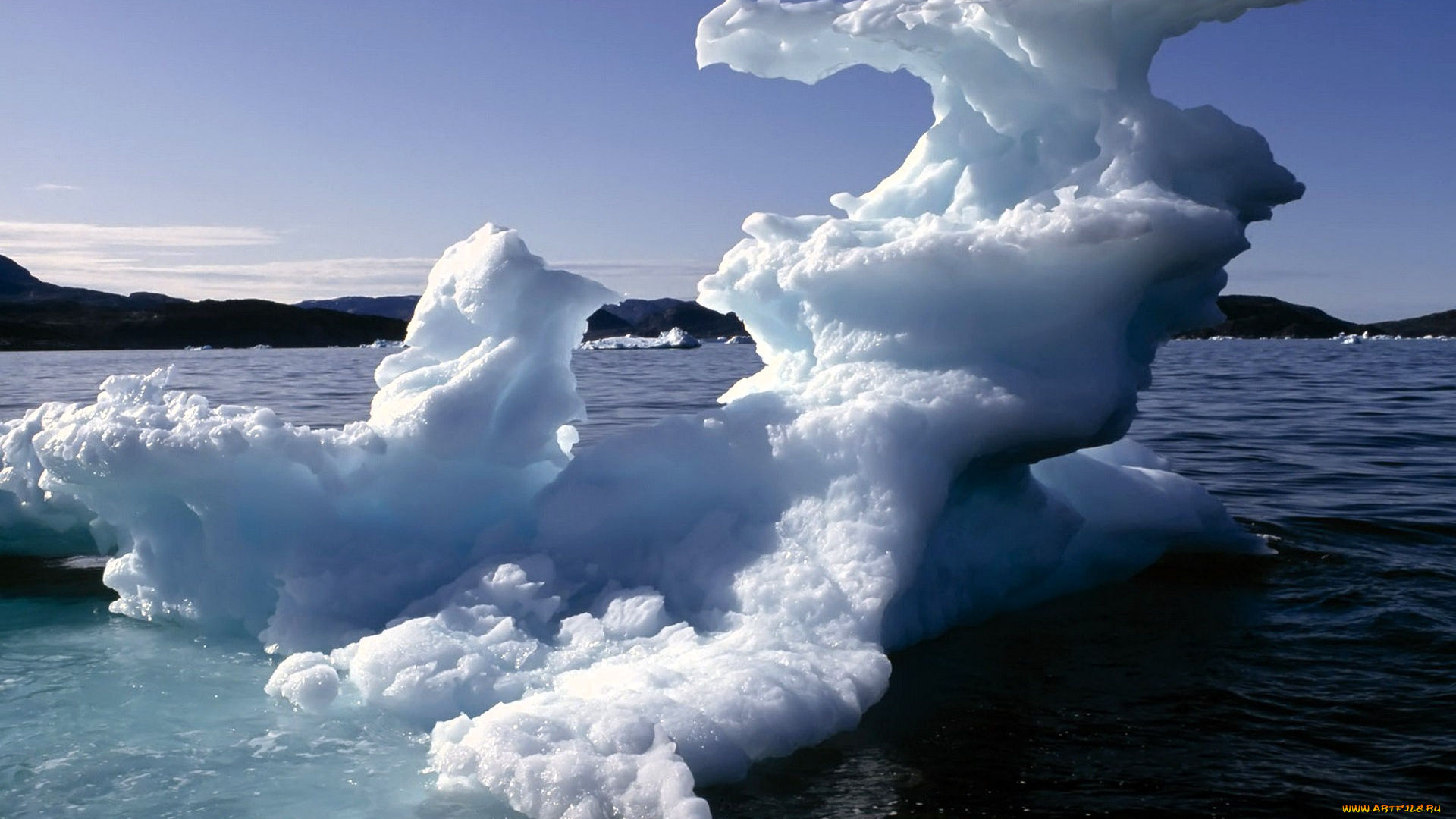 природа, реки, озера, лед, озеро, горы