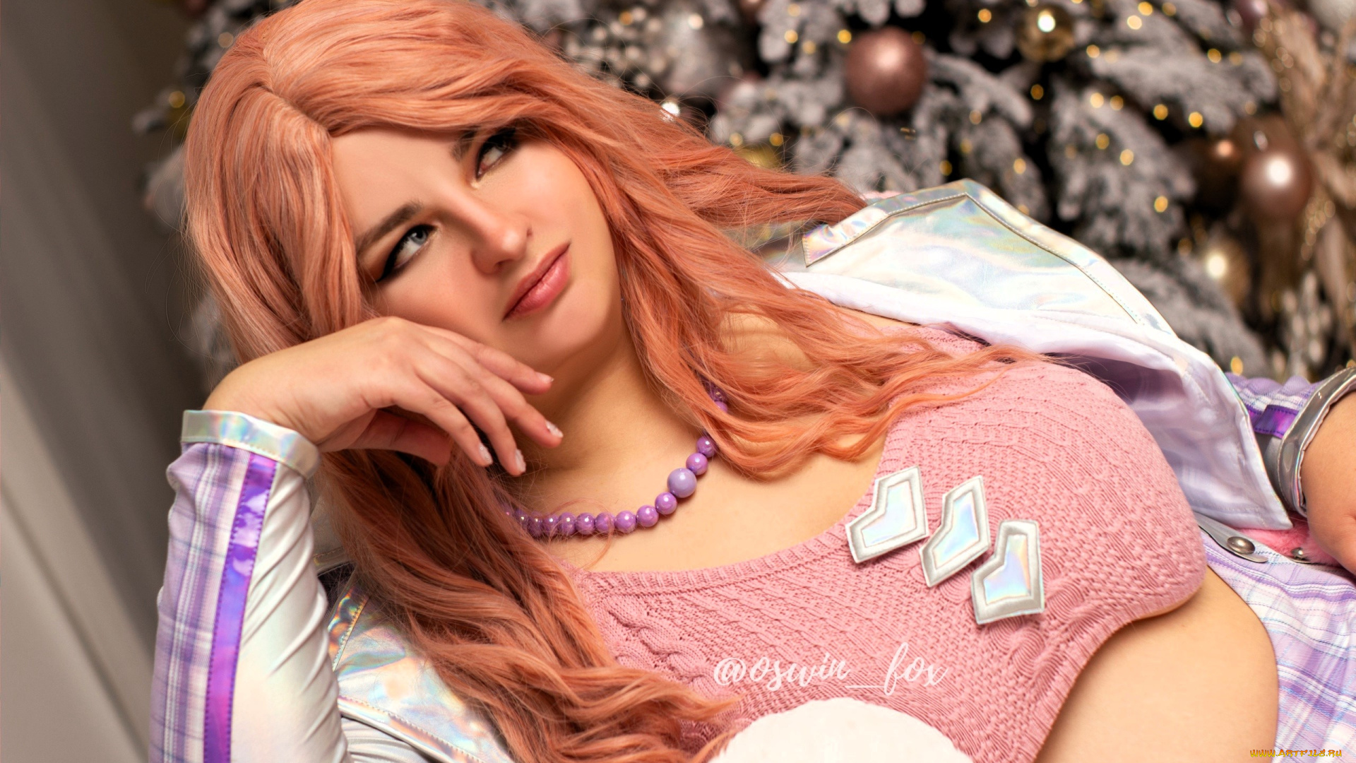 swin, fox, cosplay, девушки, -, креатив, , косплей, образ, наряд, косплей, ёлка