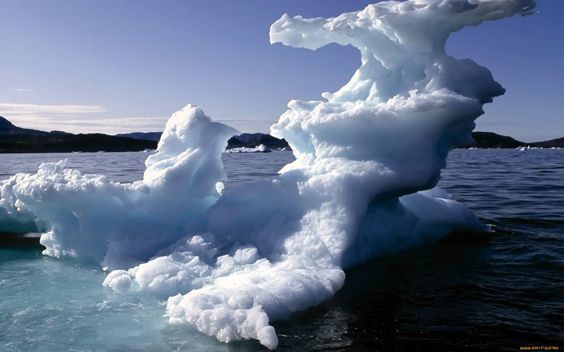 природа, реки, озера, лед, озеро, горы