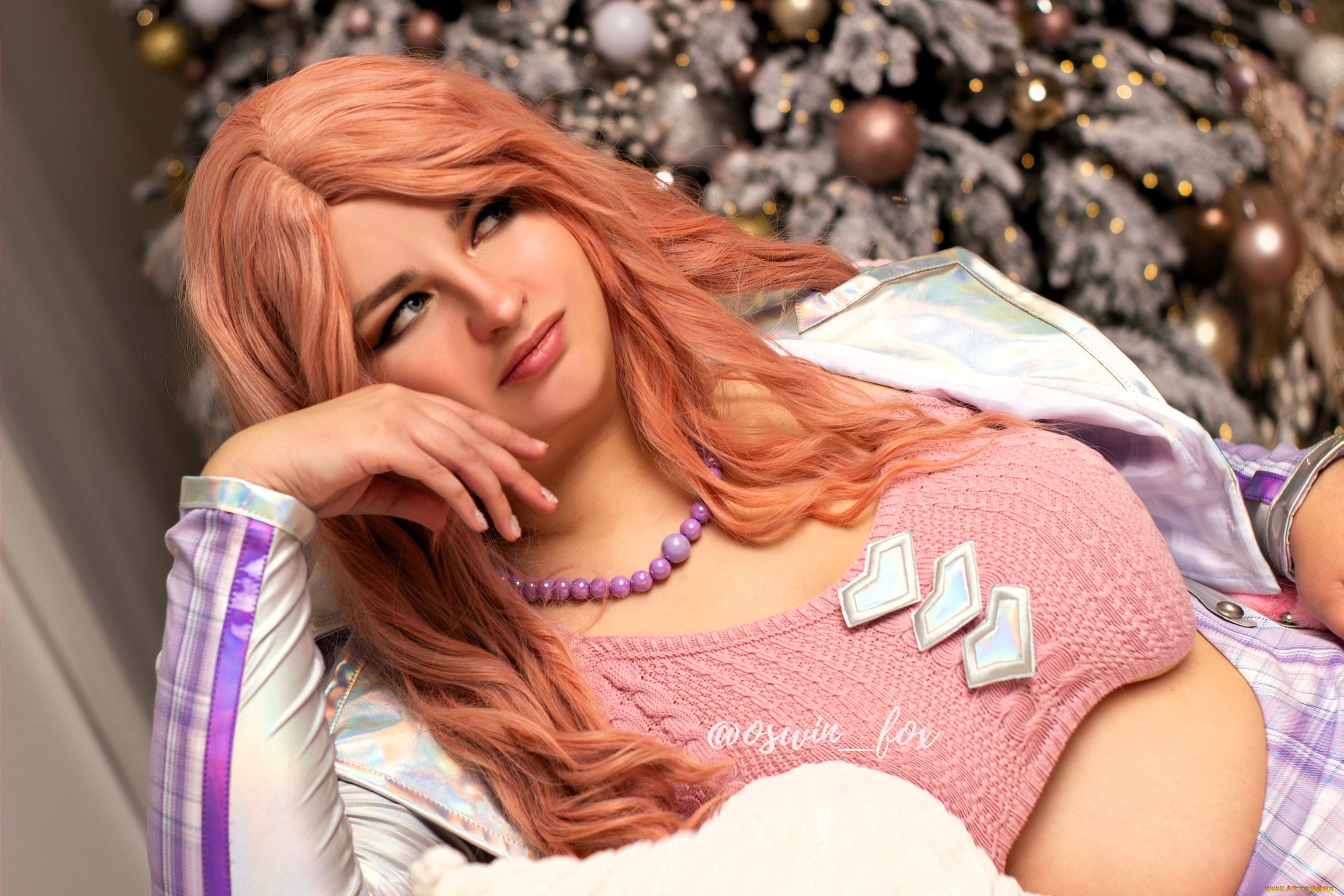 swin, fox, cosplay, девушки, -, креатив, , косплей, образ, наряд, косплей, ёлка