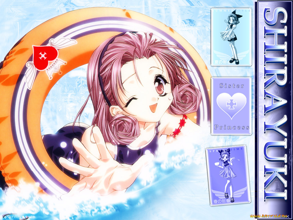 аниме, sister, princess