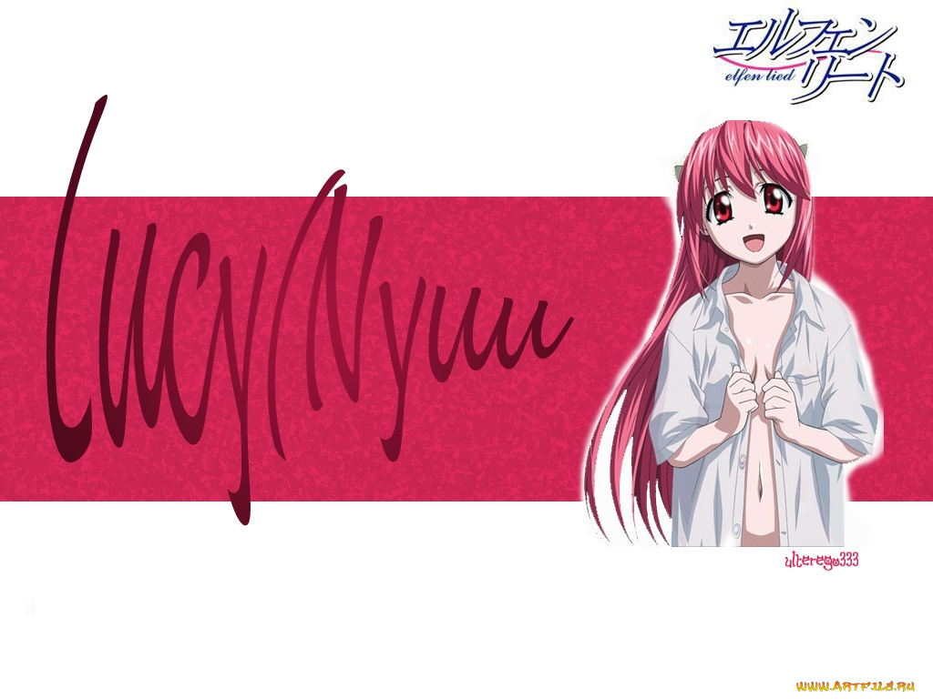 аниме, elfen, lied