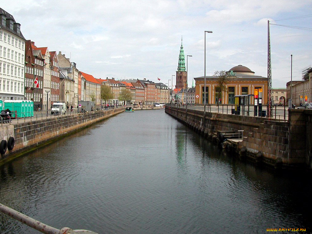 города, копенгаген, дания