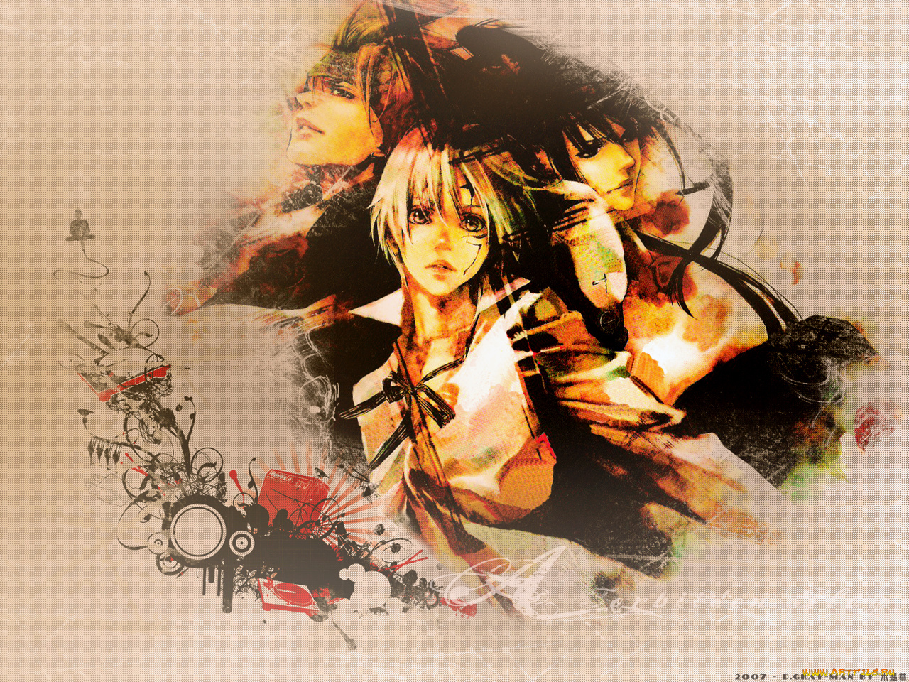 аниме, gray, man